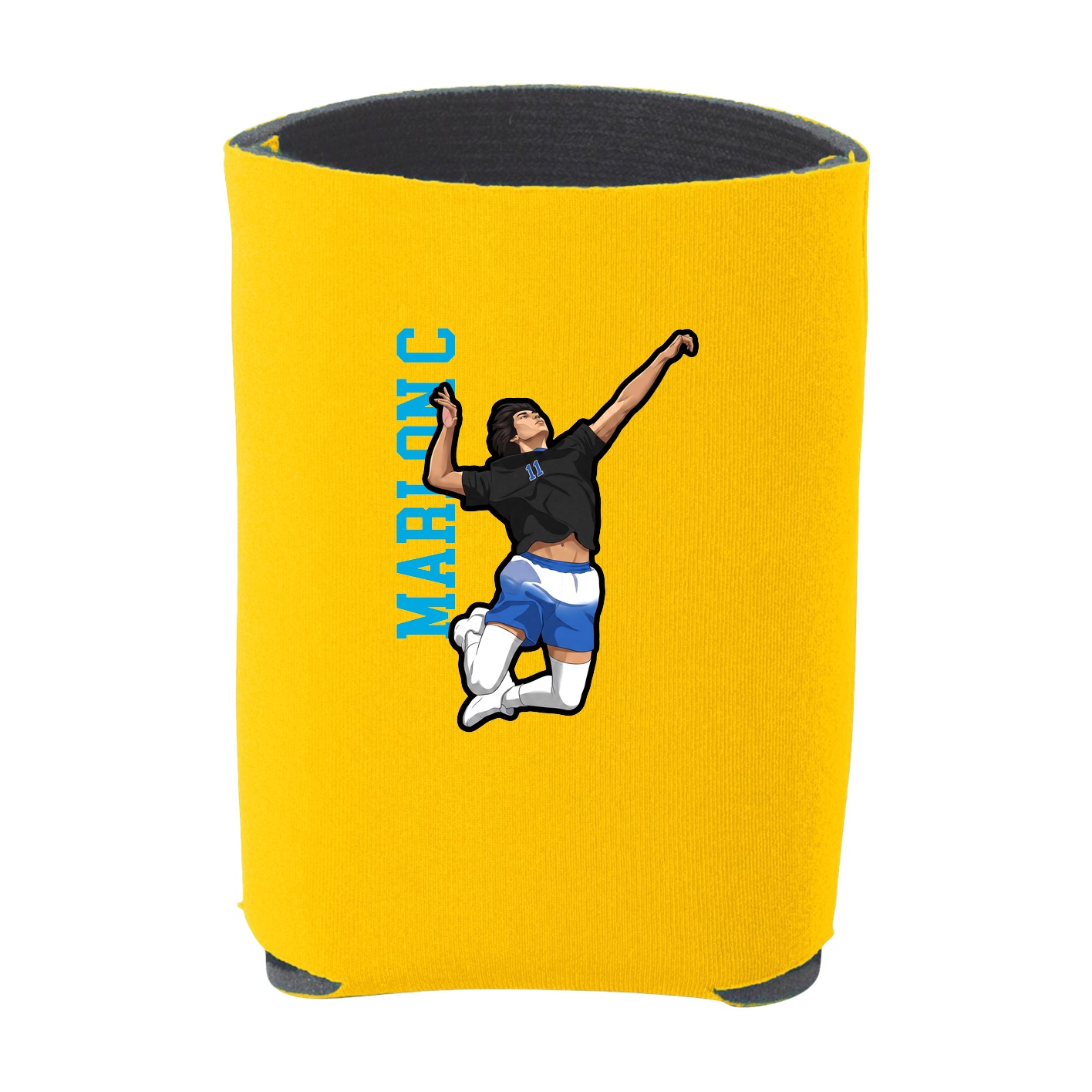 Can Holder — Name Vertical in Yellow