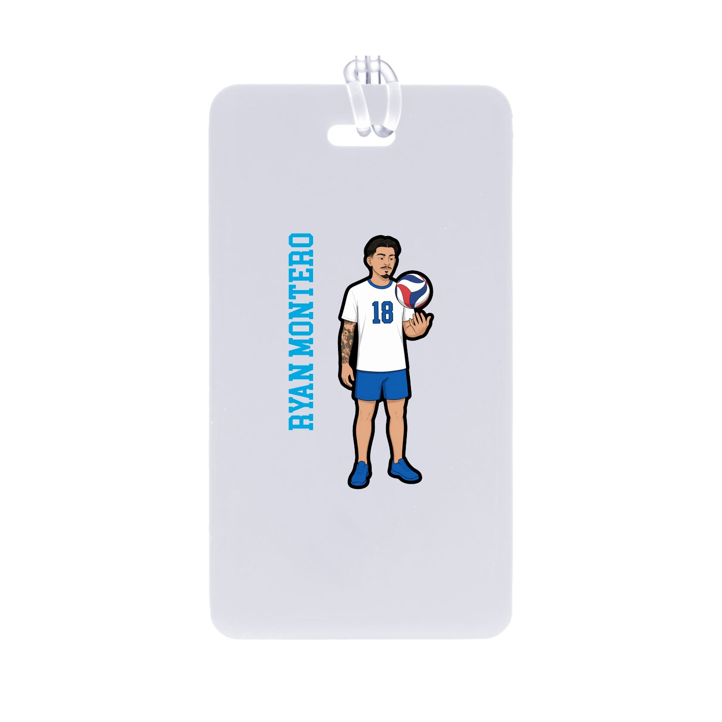 Bag Tag — Name Vertical in Classic