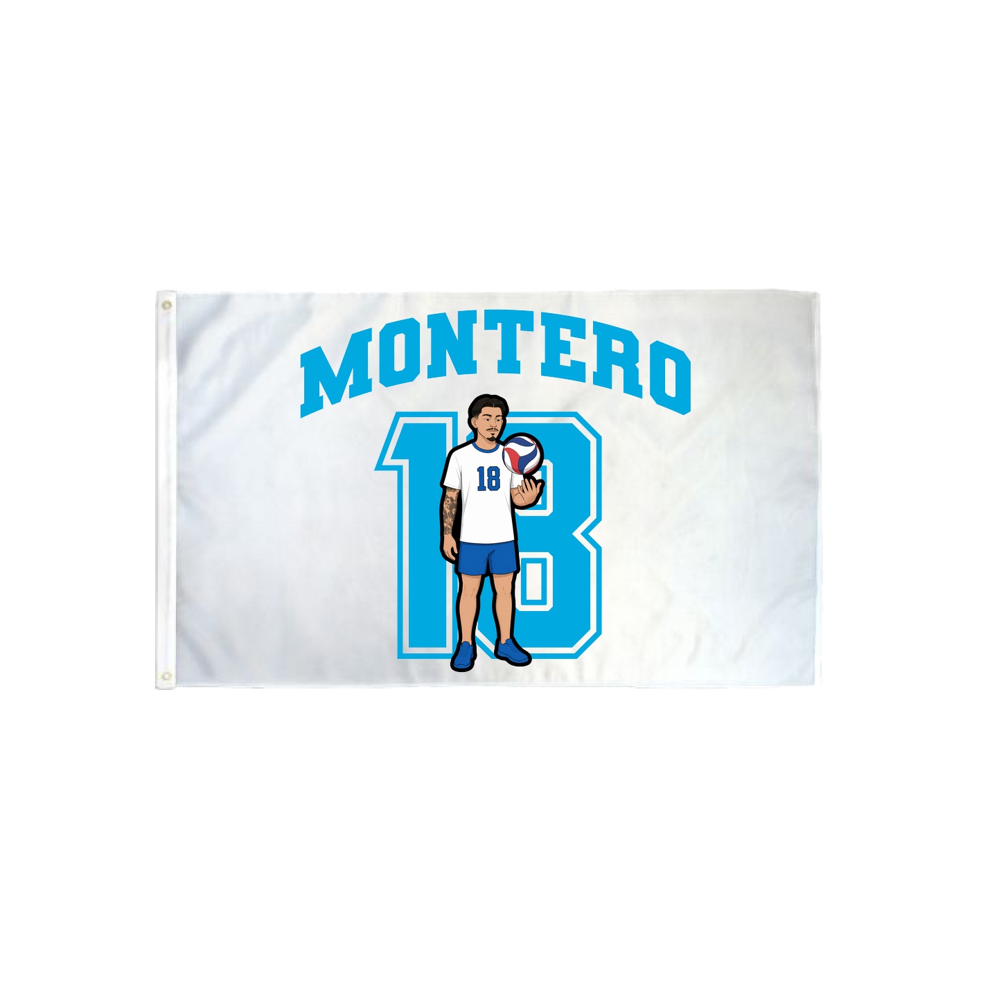 3x5 Flag — Number in Classic