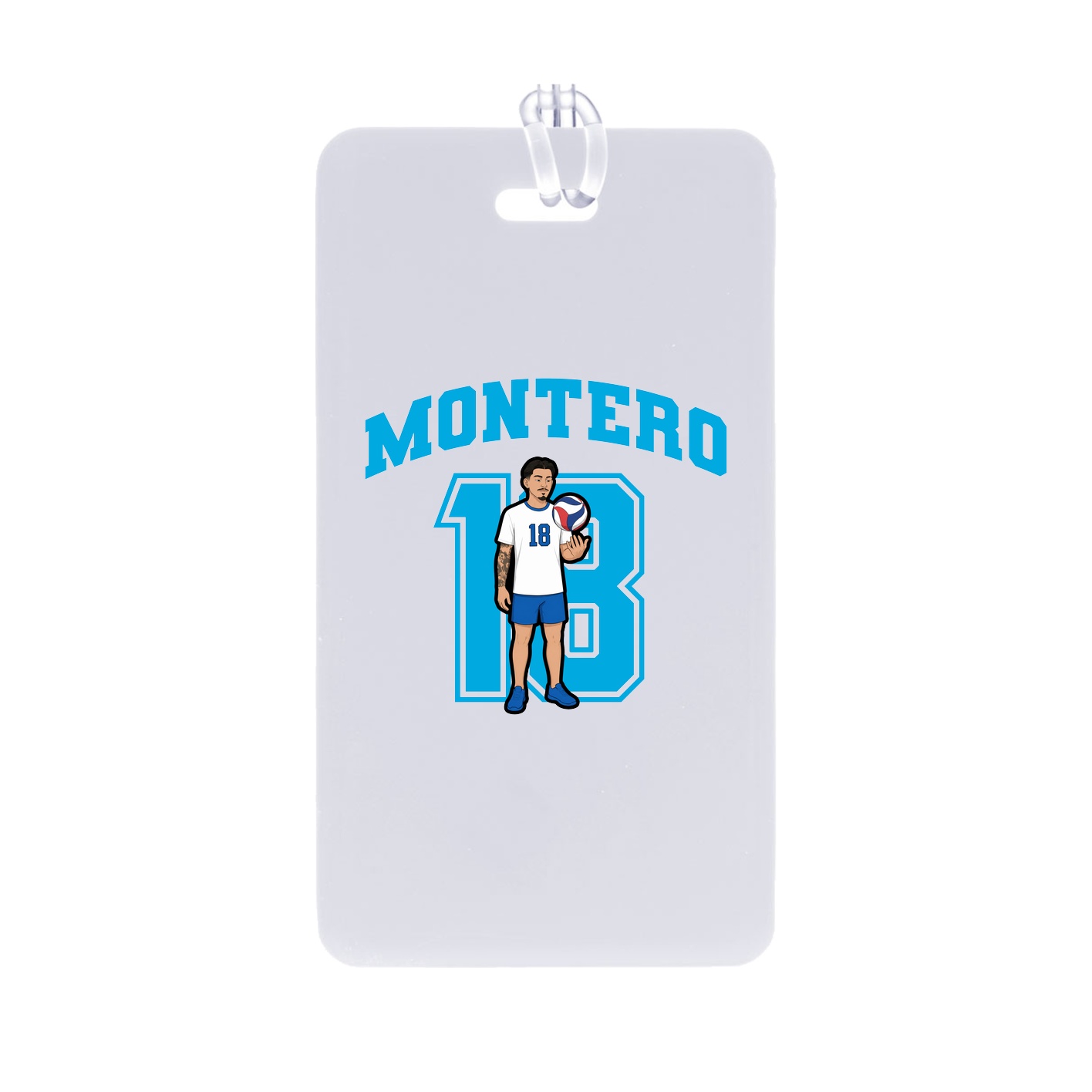 Bag Tag — Number in Classic