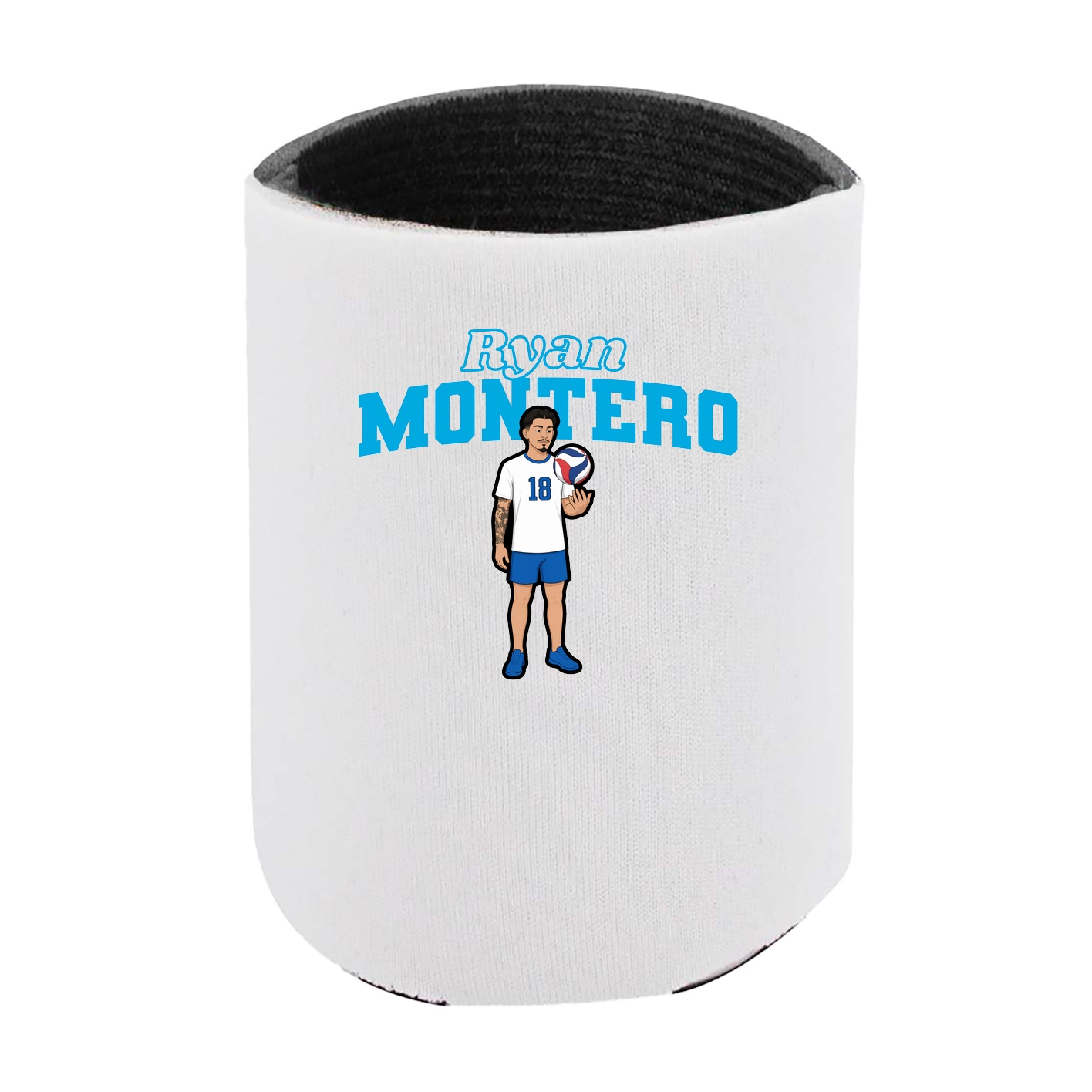 Can Holder — Name Arch in White