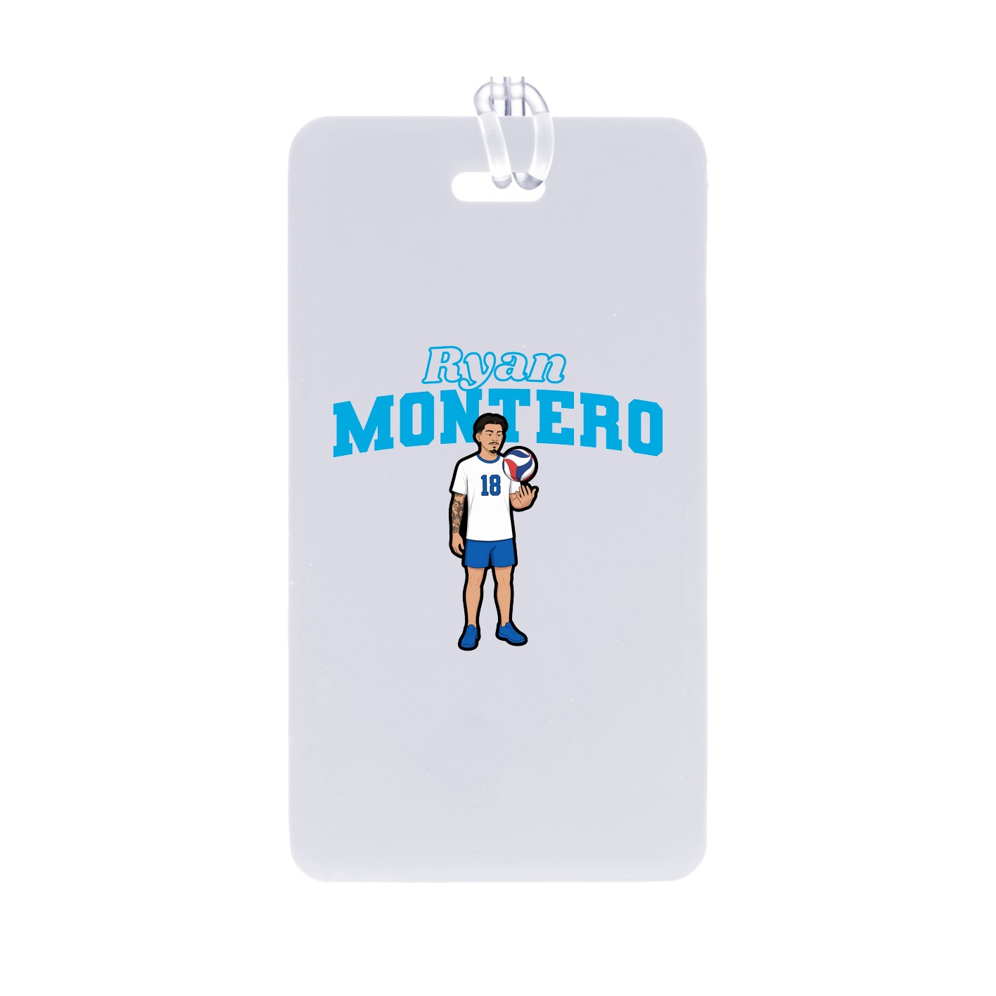 Bag Tag — Name Arch in Classic