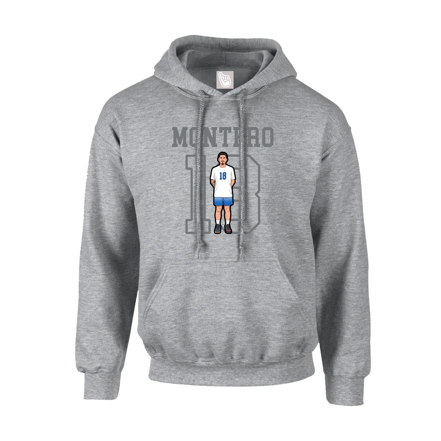Hoodie — Shirsey in Grey