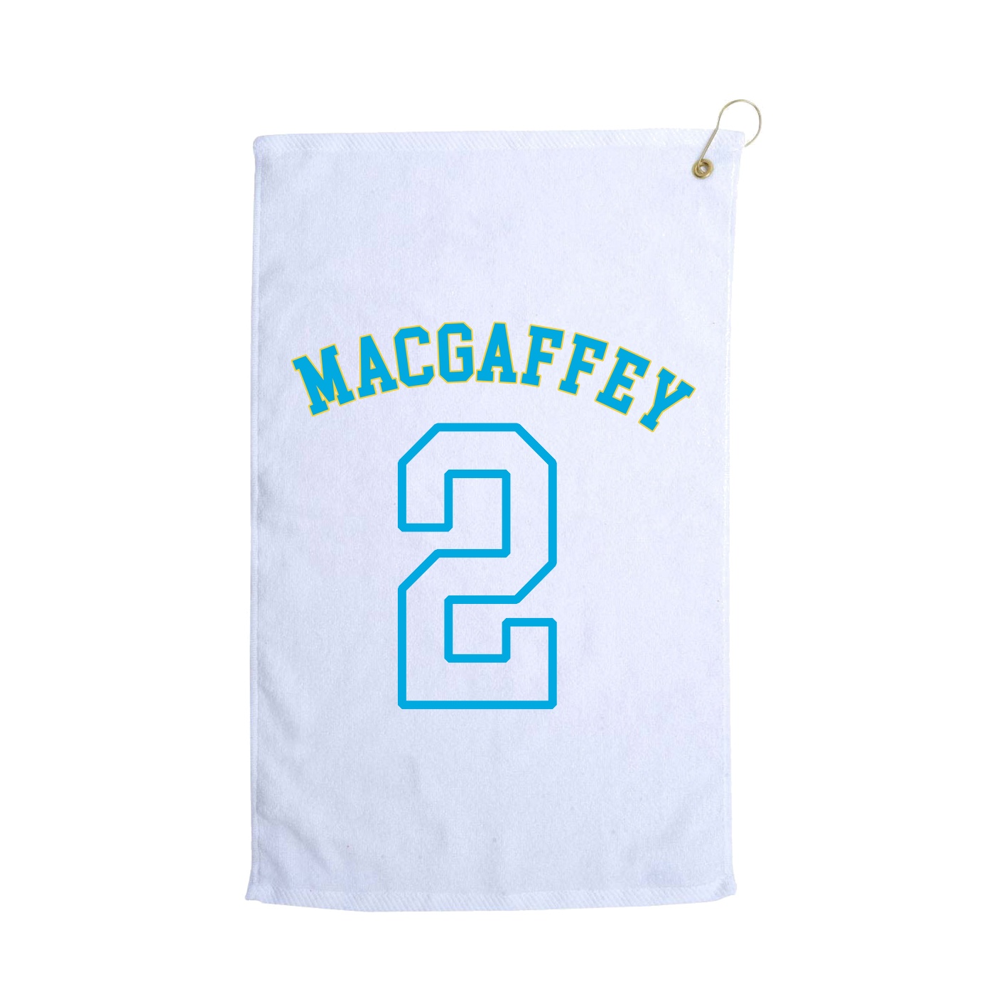 Golf Towel — Shirsey Arch in White