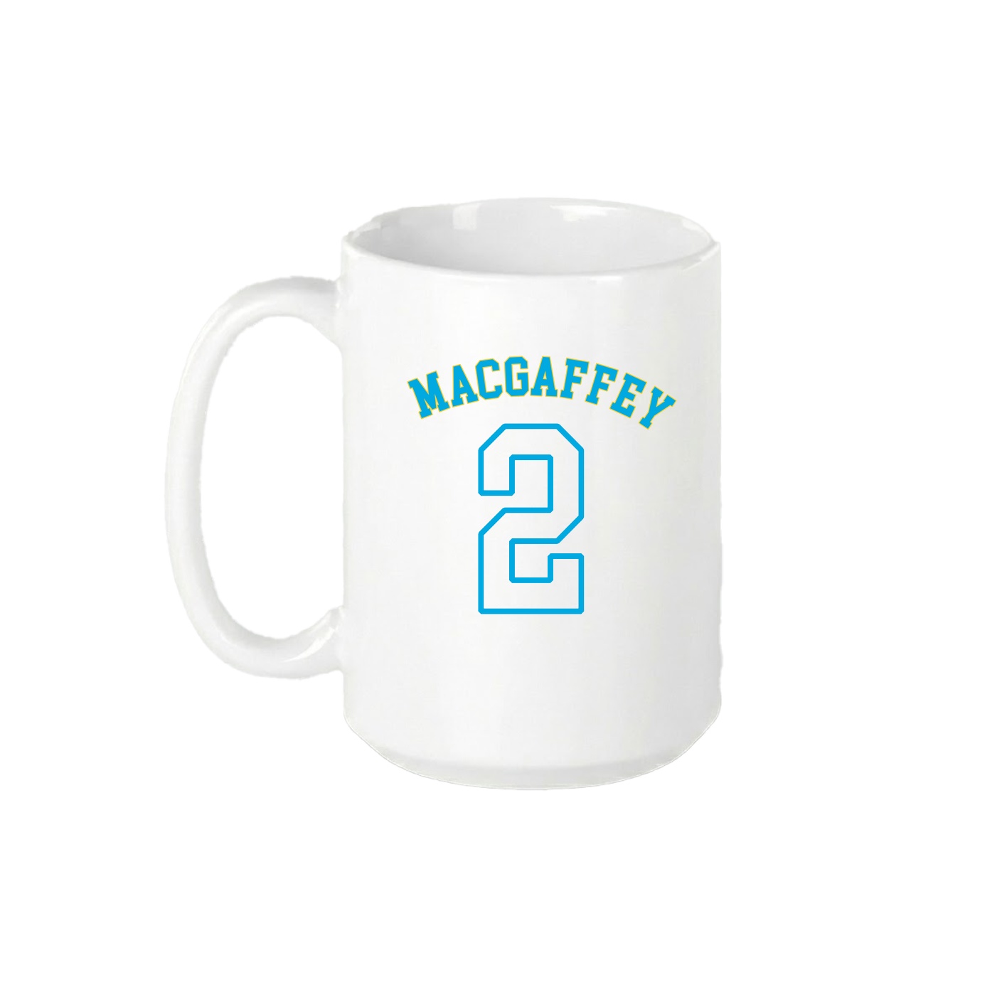 15oz Coffee Mug — Shirsey Arch in White