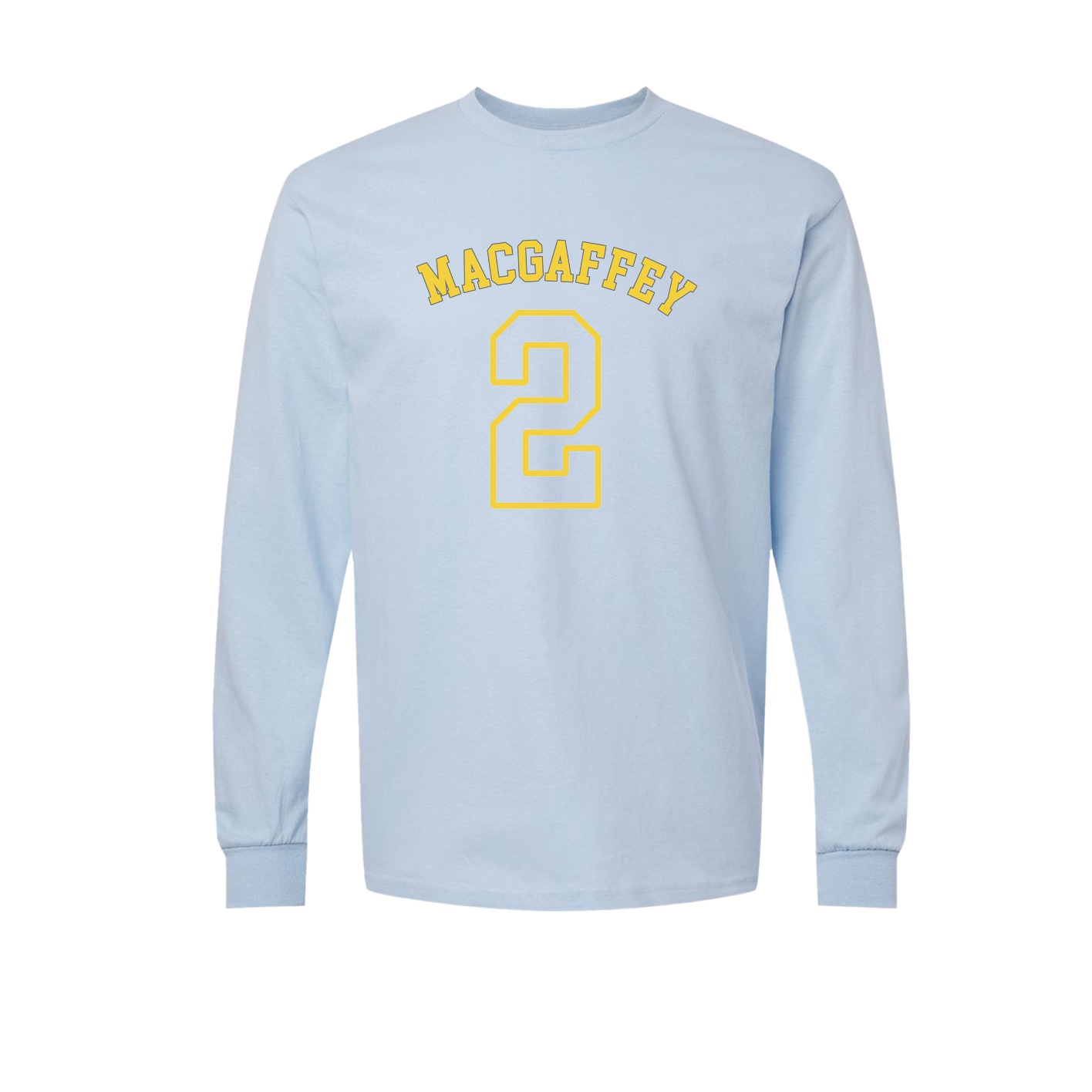 Long Sleeve Tee — Shirsey Arch in Light Blue