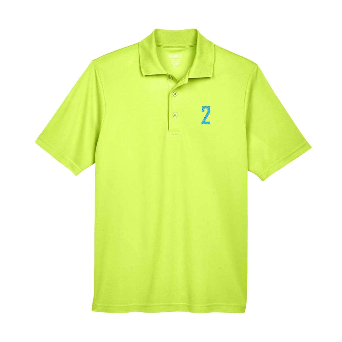 Performance Polo — Front Shirsy in Yellow