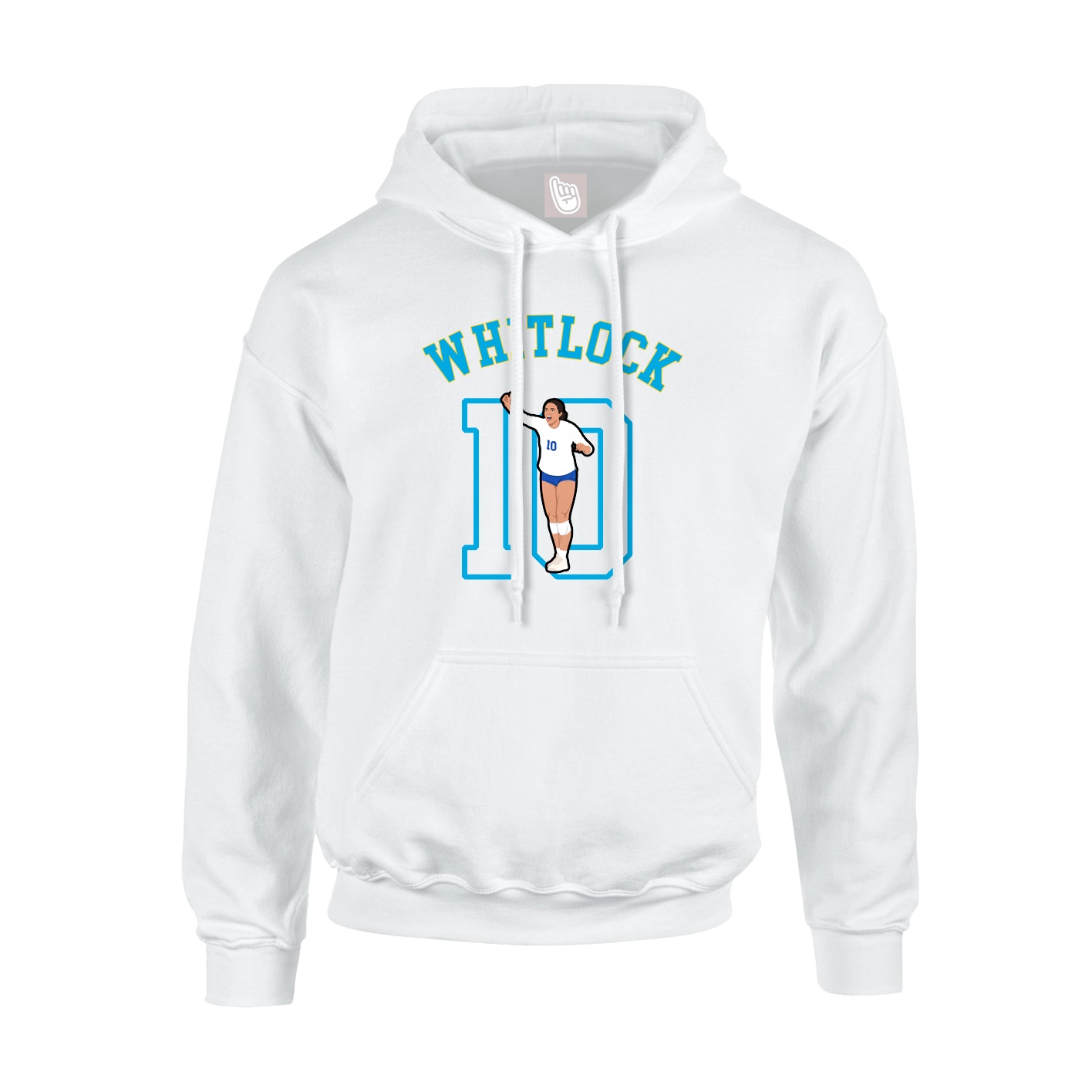 Youth Hoodie — Shirsey Arch in White