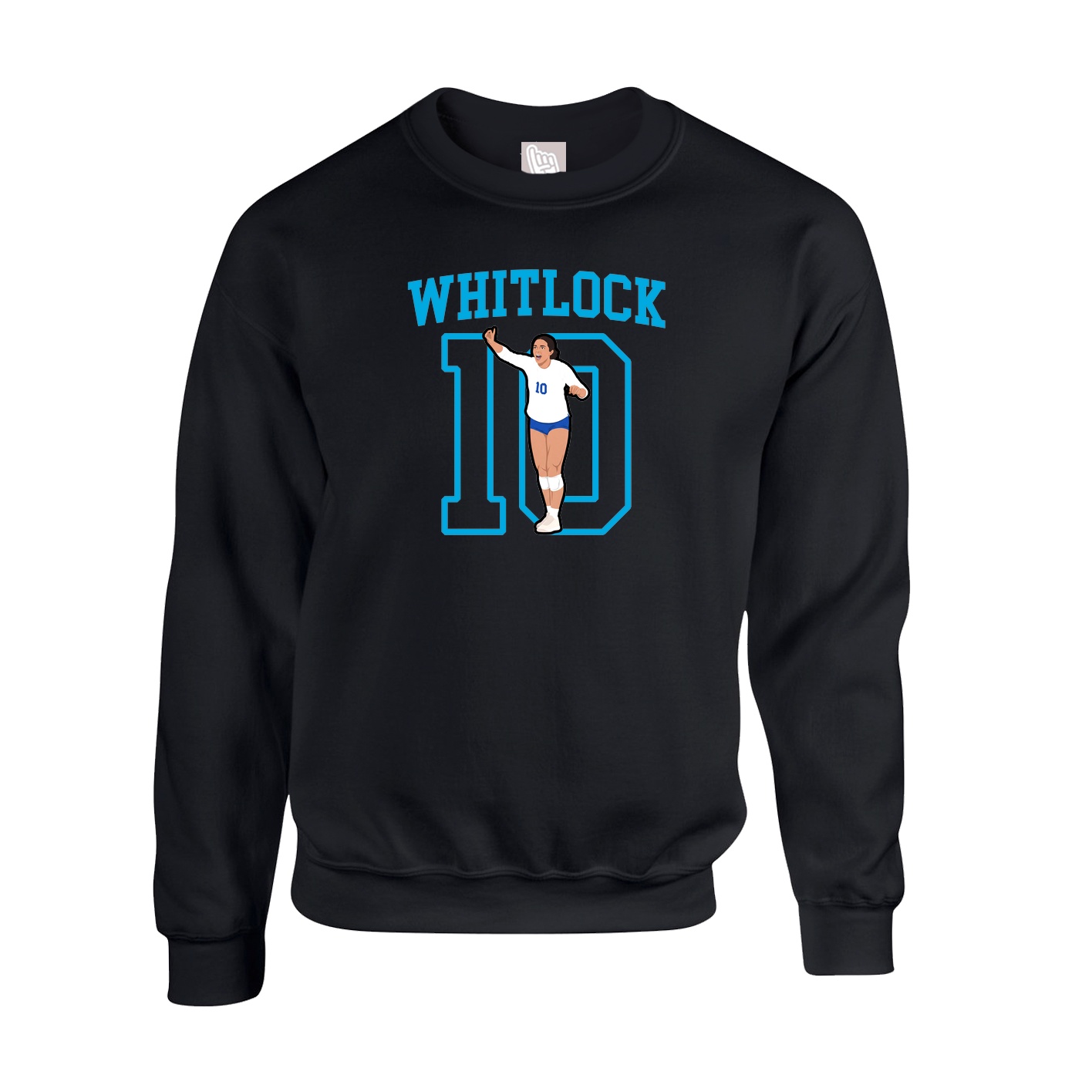 Fleece Crew — Shirsey in Black