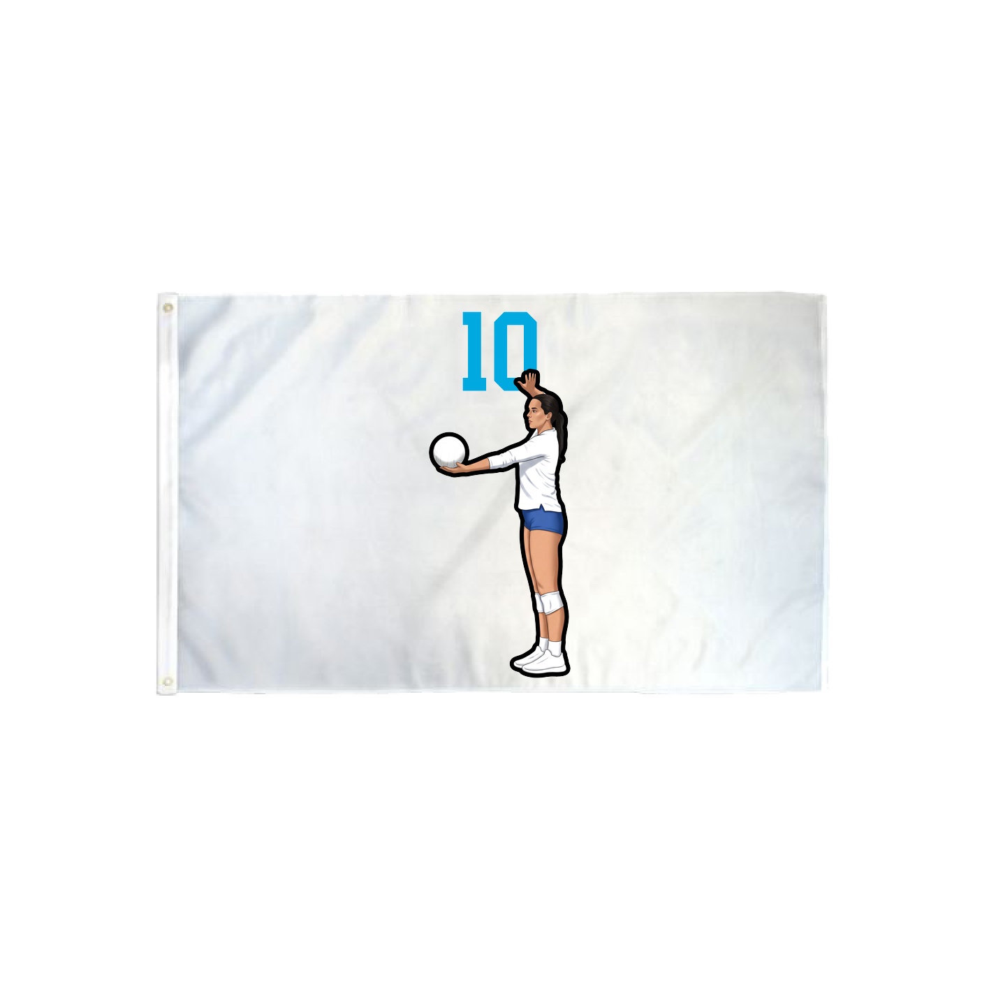 3x5 Flag — Number Top in Classic