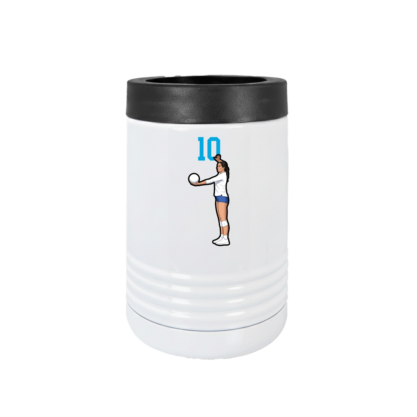 Beverage Holder — Number Top in White