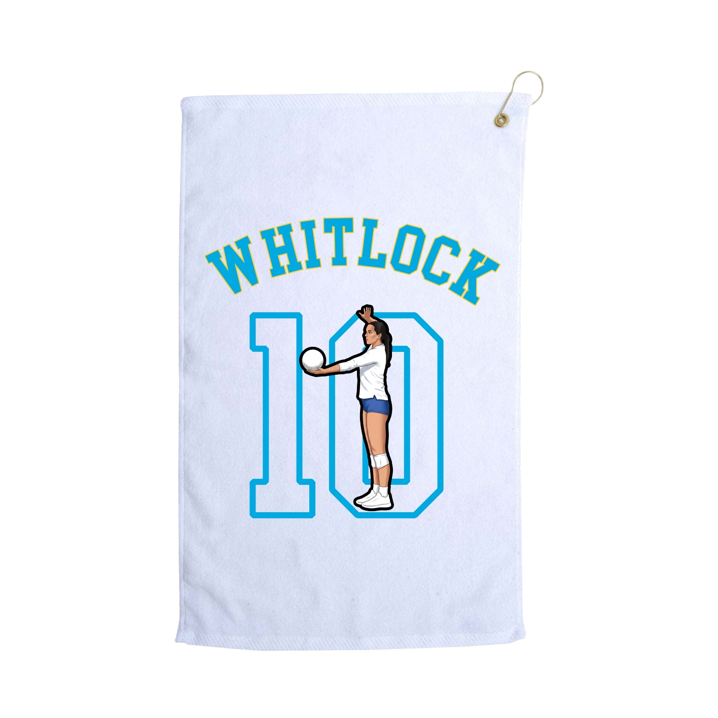 Golf Towel — Shirsey Arch in White