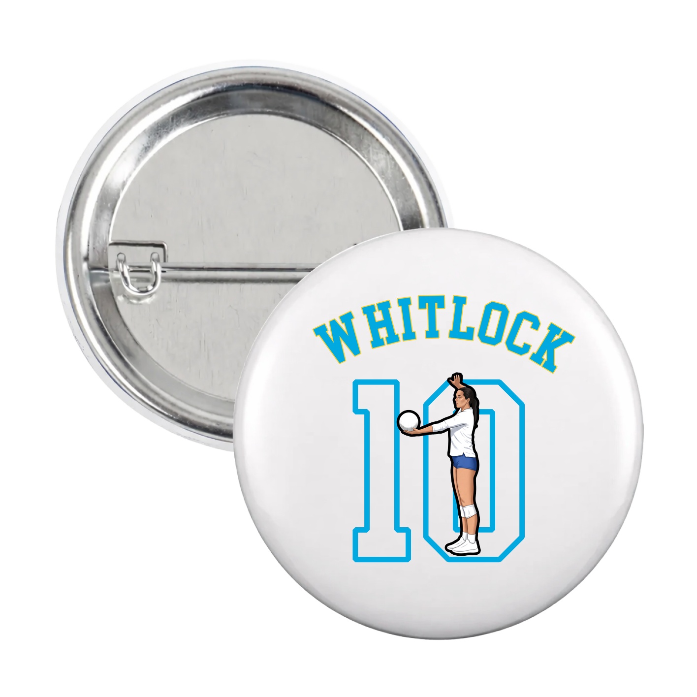 Game Day Button — Shirsey Arch in White