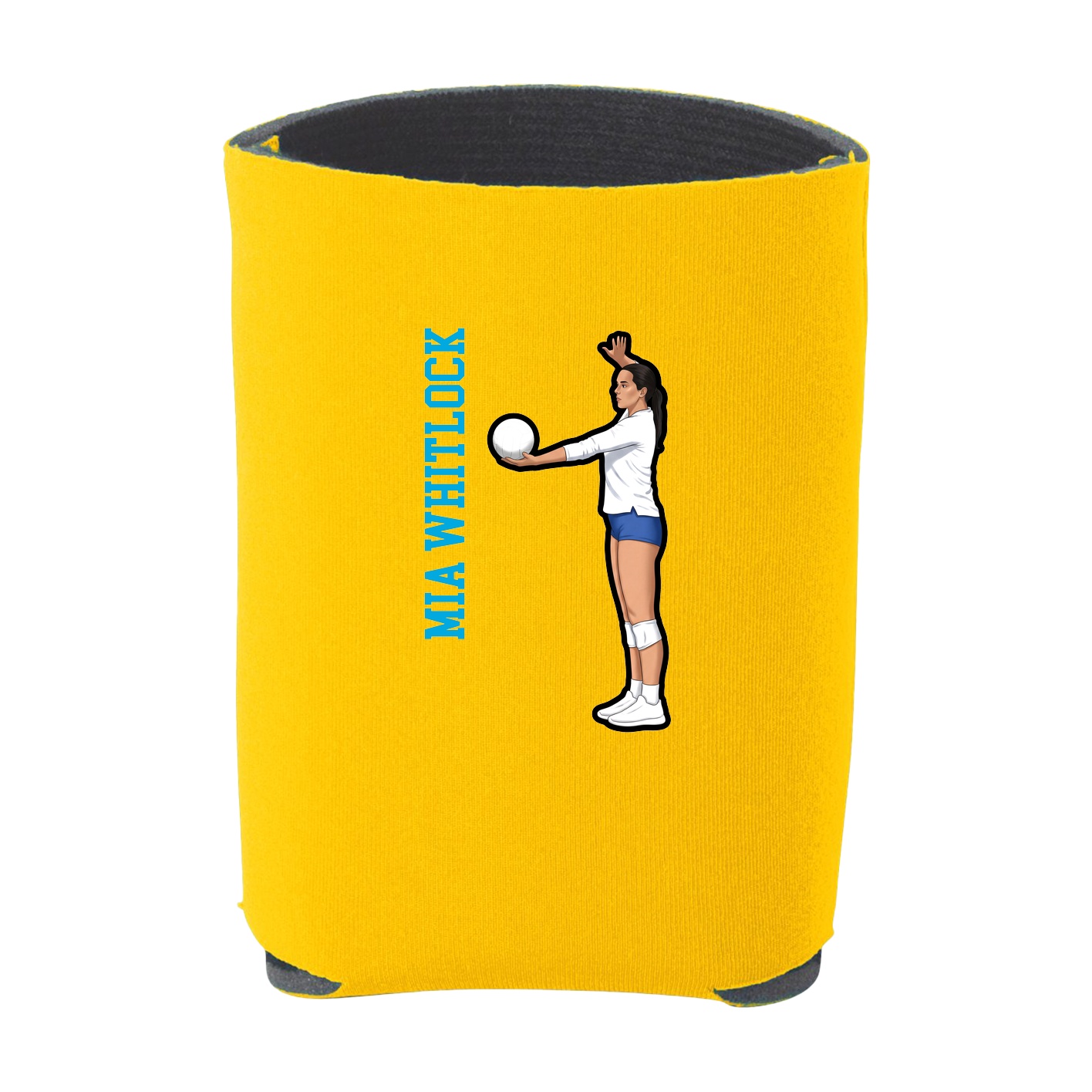 Can Holder — Name Vertical in Yellow