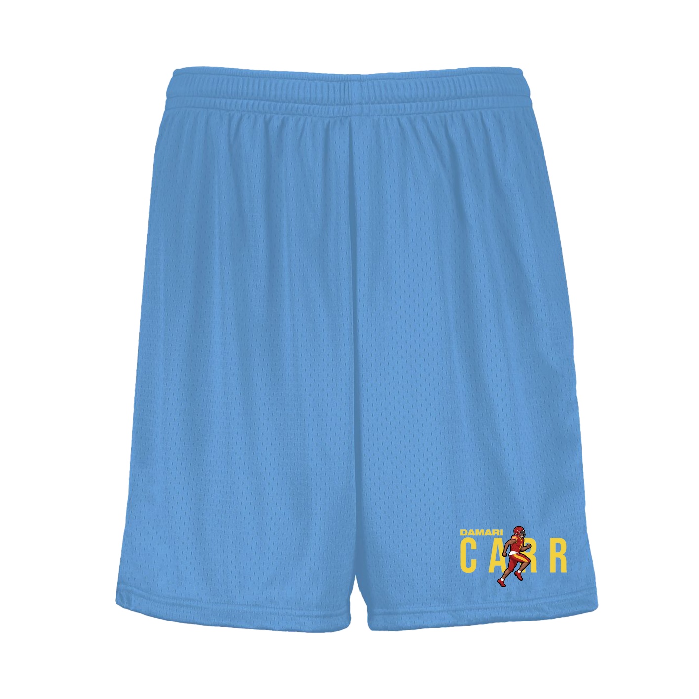 Shorts — Player Name in Light Blue