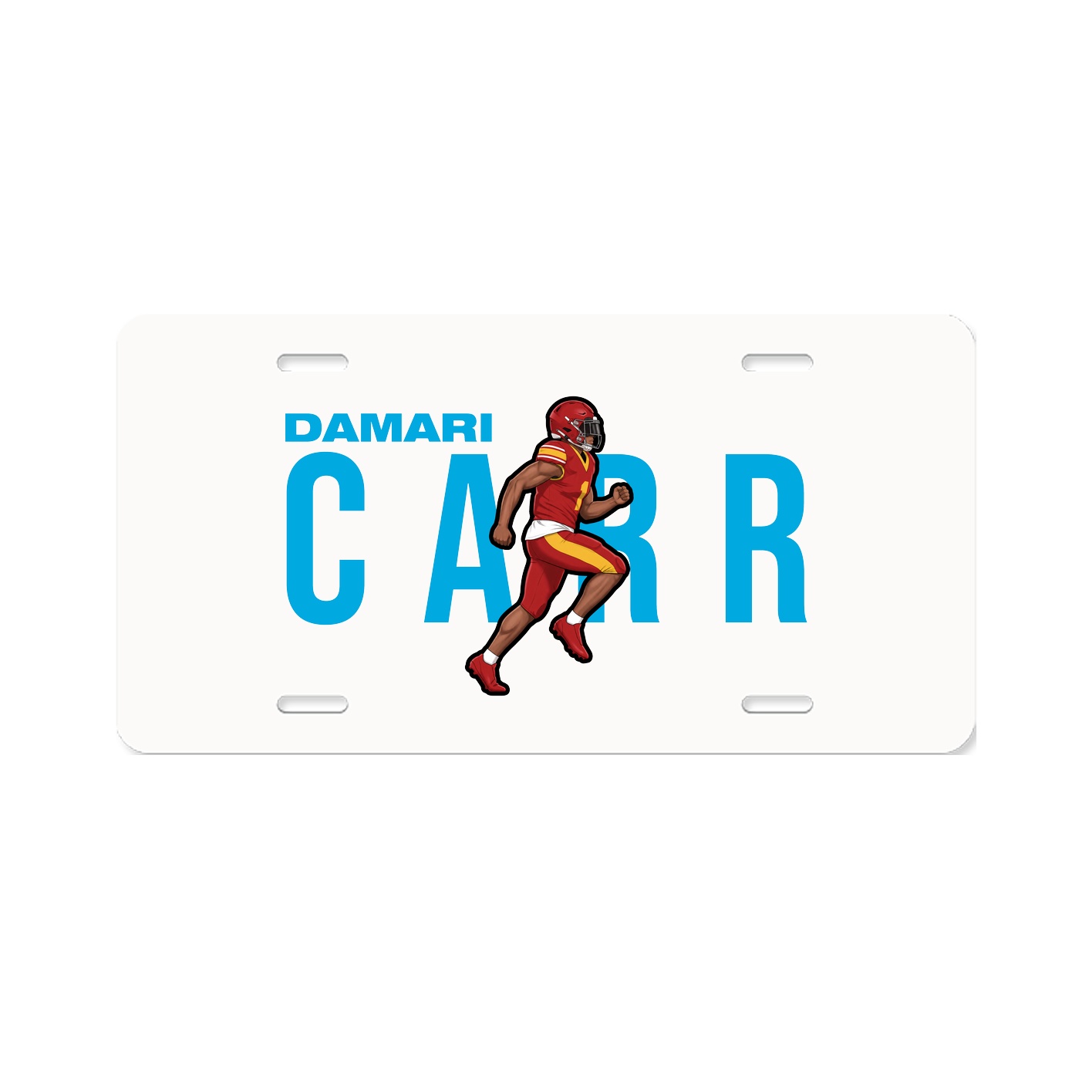 License Plate — Player Name in Classic