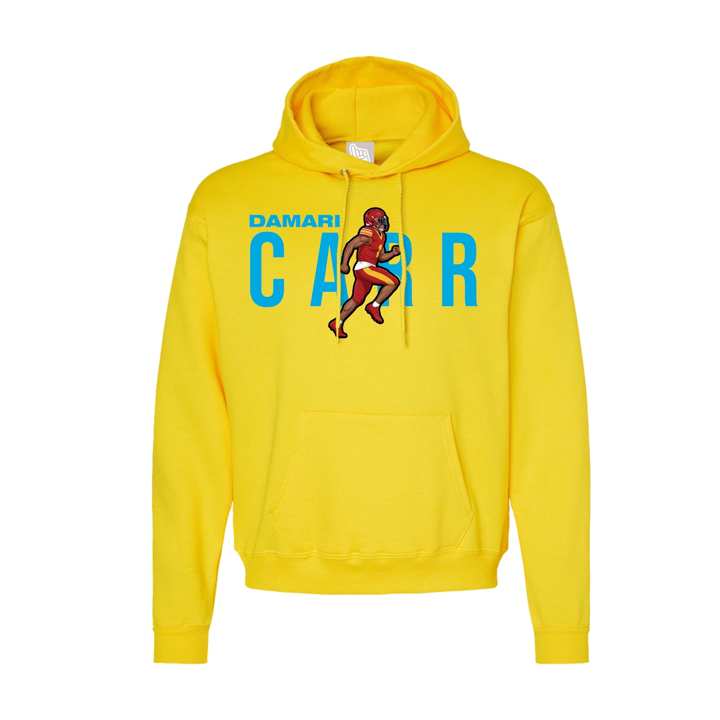 Hoodie — Player Name in Yellow