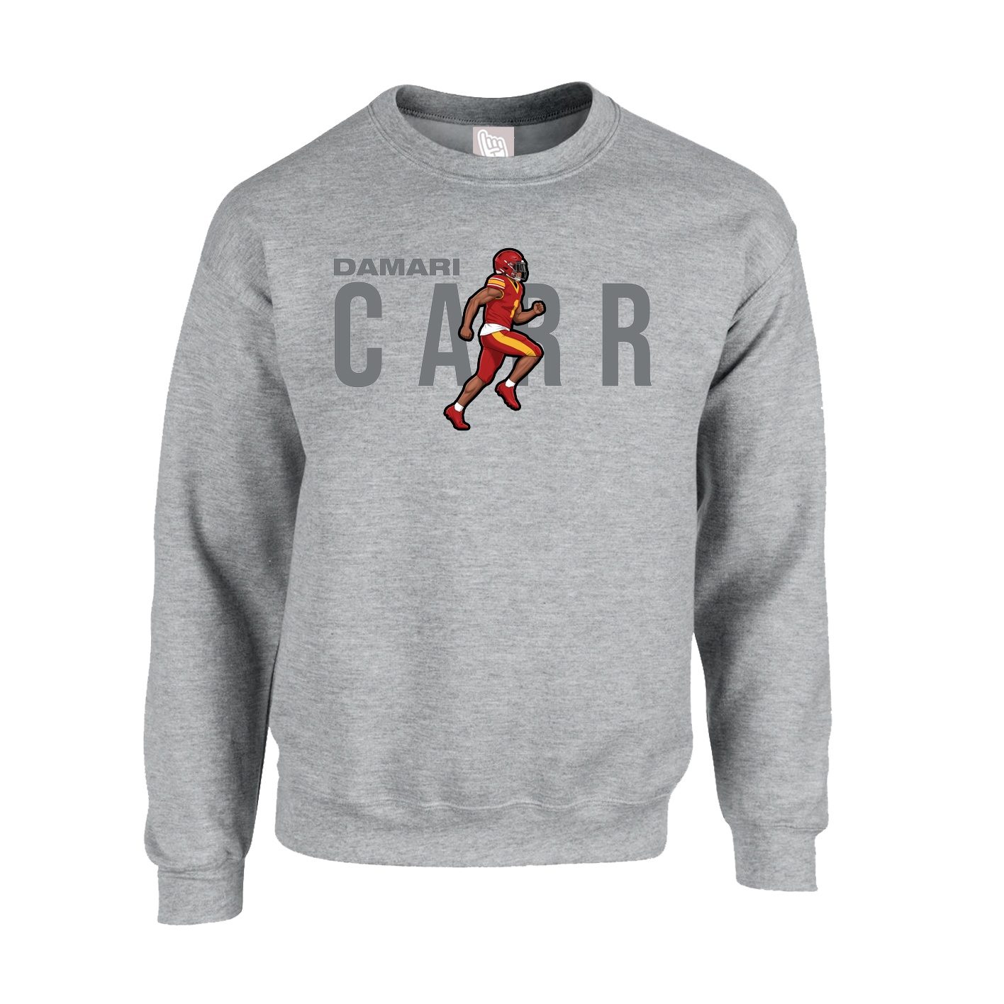 Fleece Crew — Player Name in Grey