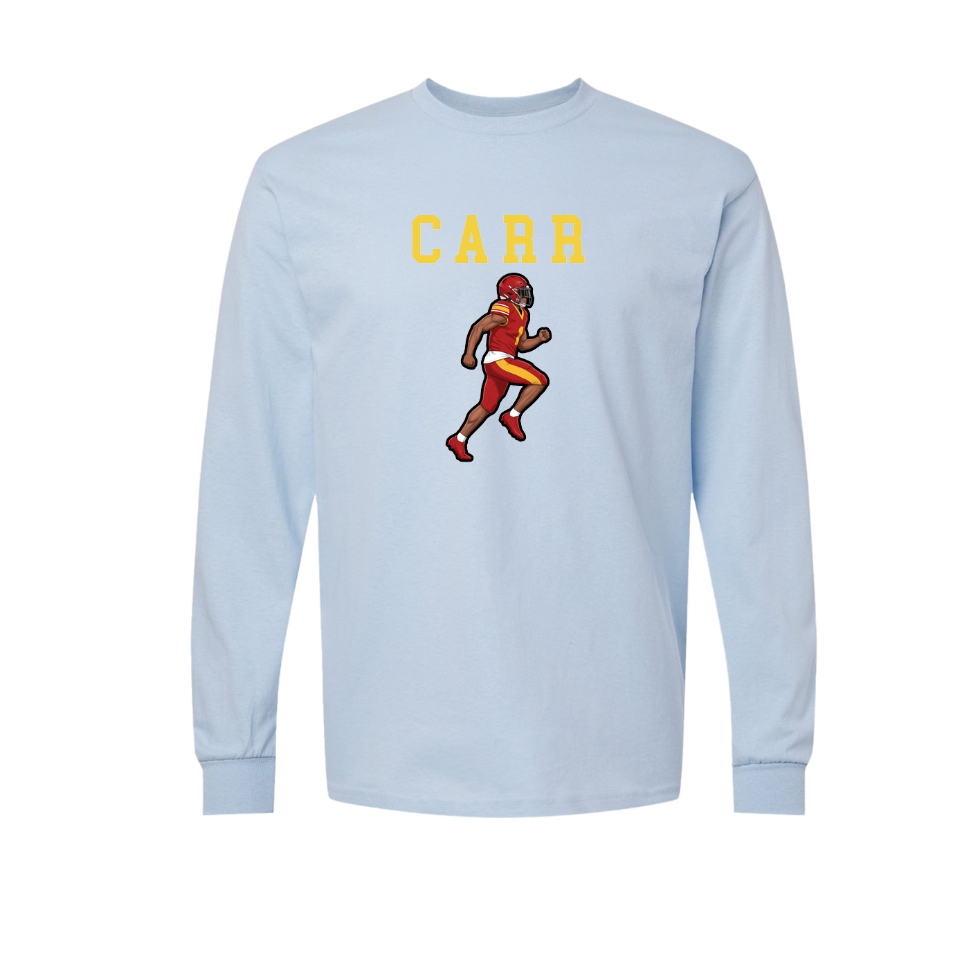 Long Sleeve Tee — Shirsey in Light Blue