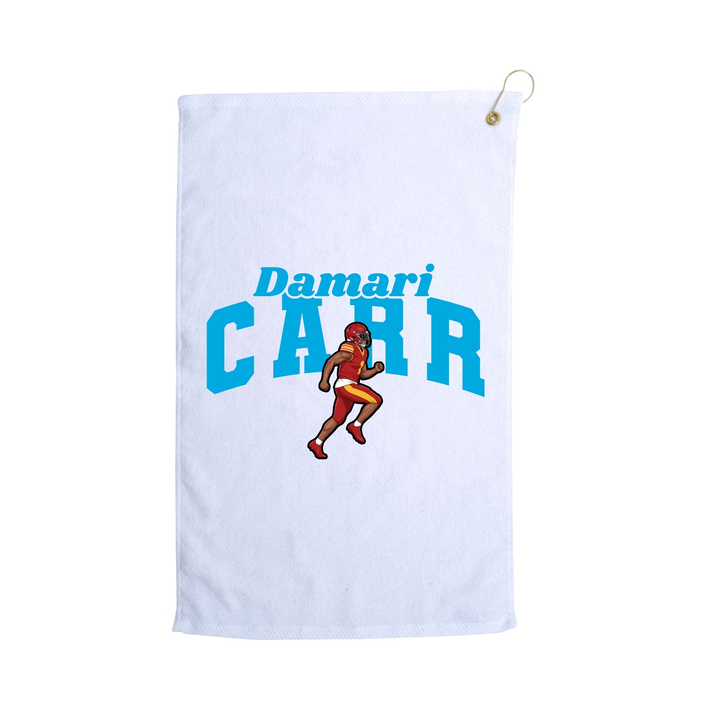 Golf Towel — Signature Arch in White