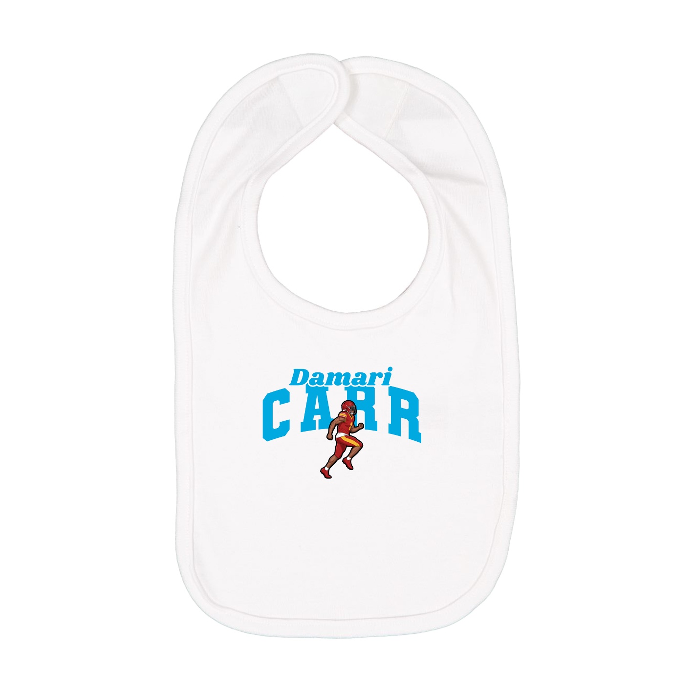 Infant Bib — Signature Arch in White