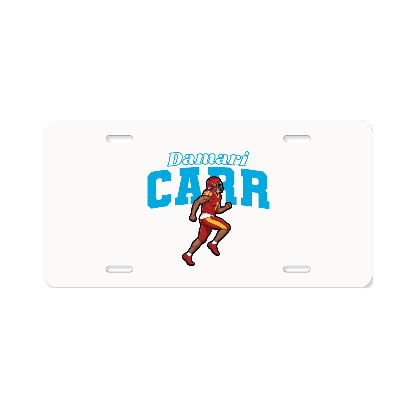 License Plate — Name Arch in Classic