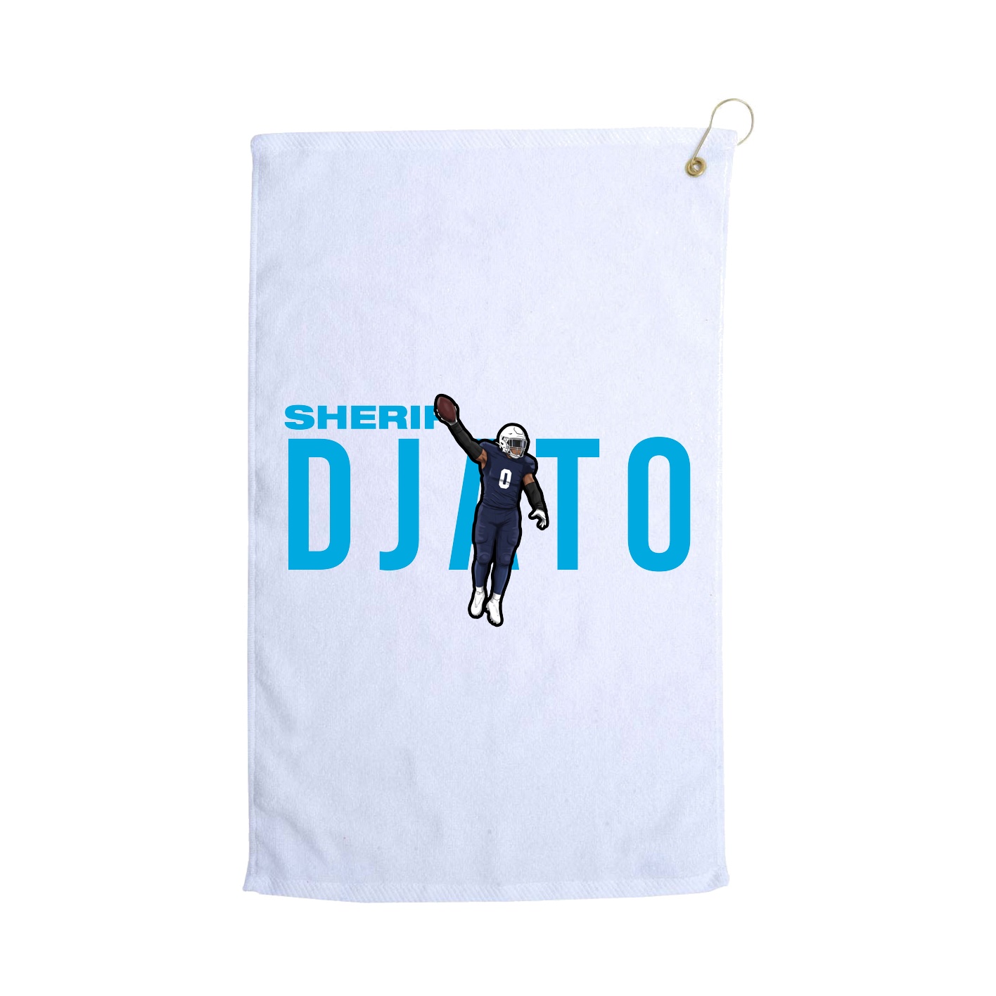 Golf Towel — Player Name in White