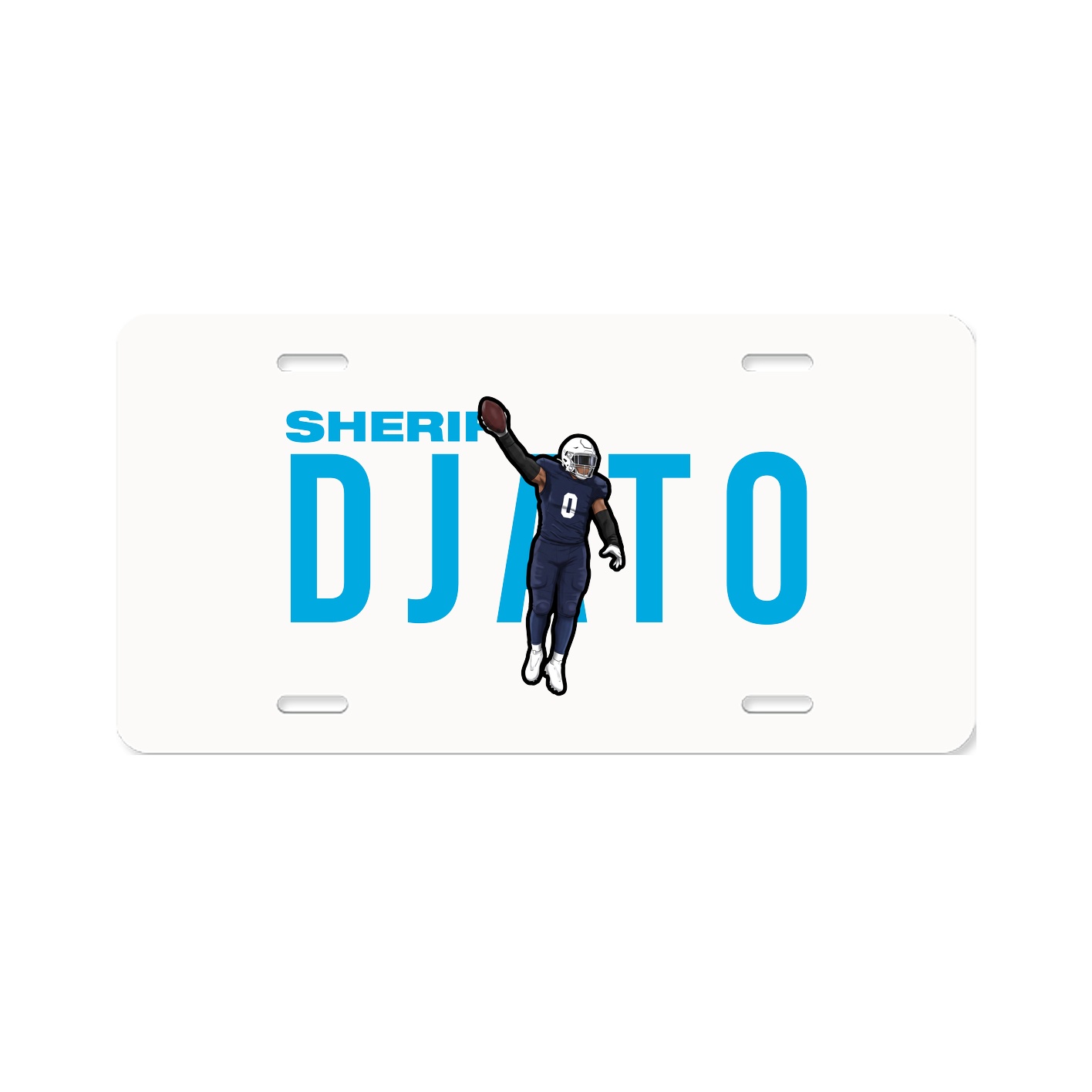 License Plate — Player Name in Classic
