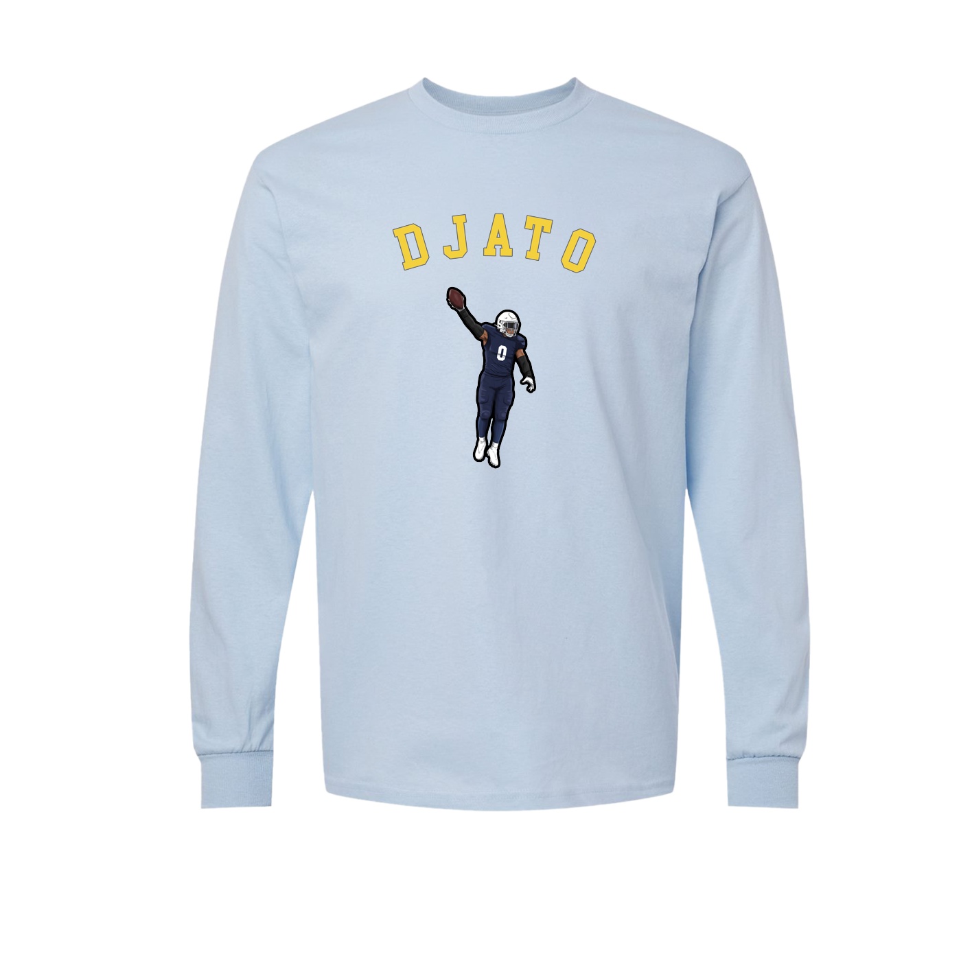 Long Sleeve Tee — Shirsey Arch in Light Blue