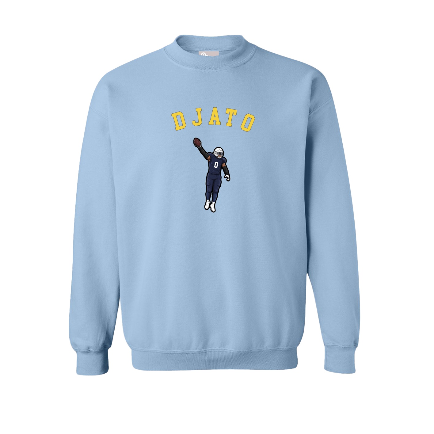 Fleece Crew — Shirsey Arch in Light Blue