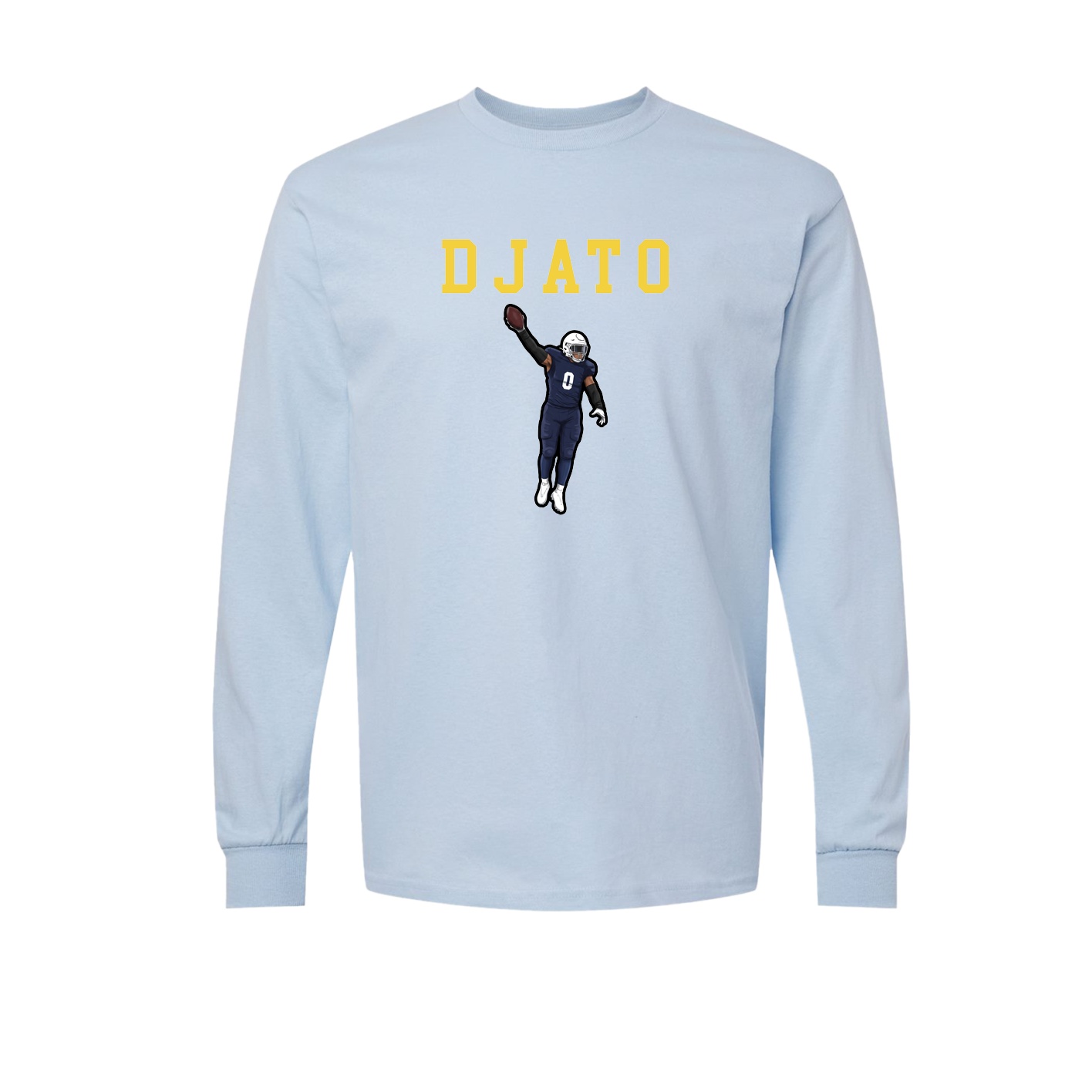 Long Sleeve Tee — Shirsey in Light Blue