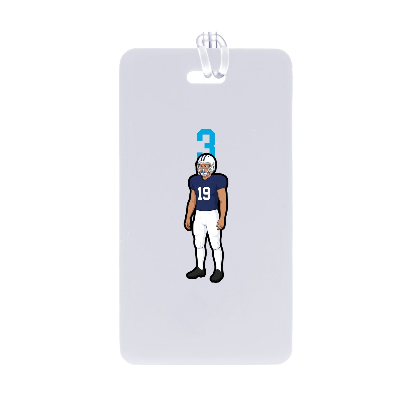 Bag Tag — Number Top in Classic