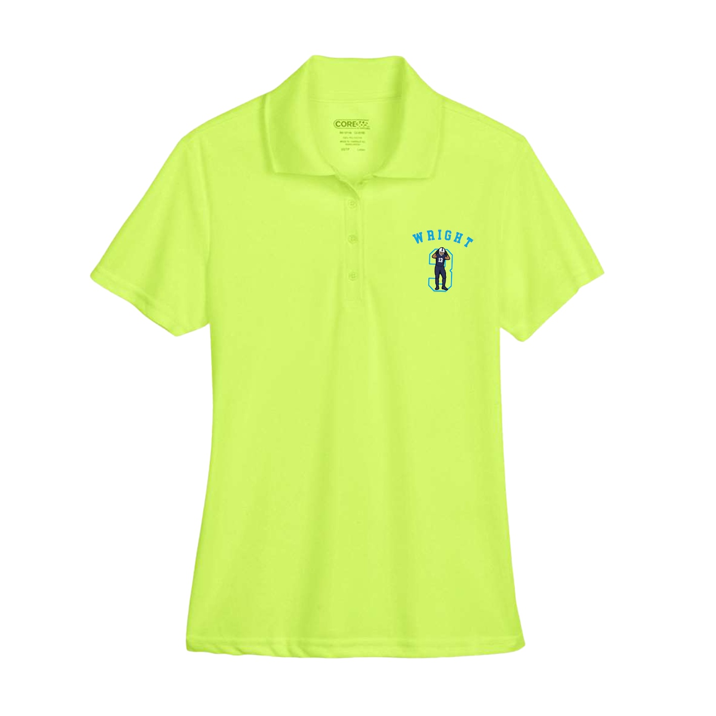 Womens Performance Polo — Shirsey Arch in Yellow