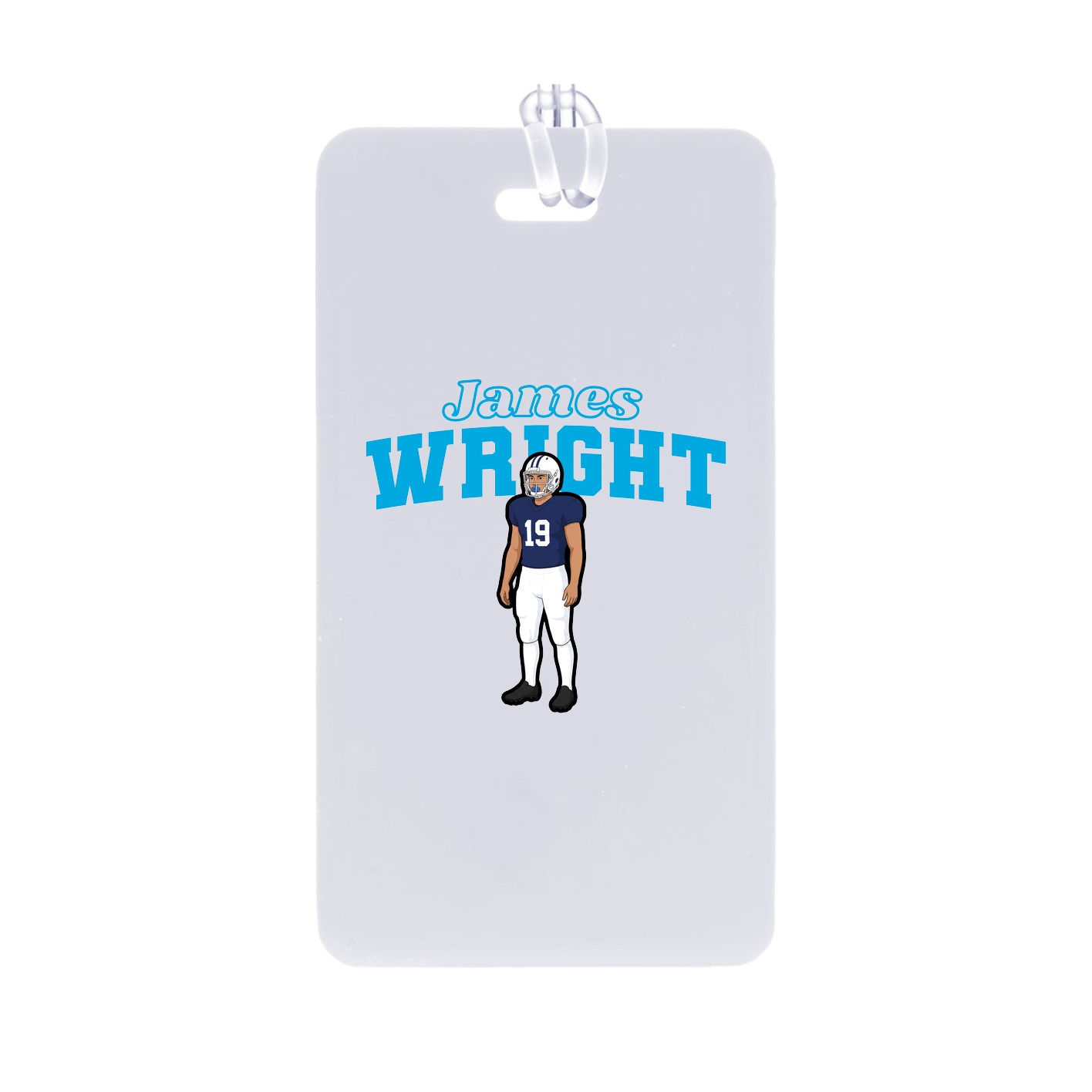 Bag Tag — Name Arch in Classic