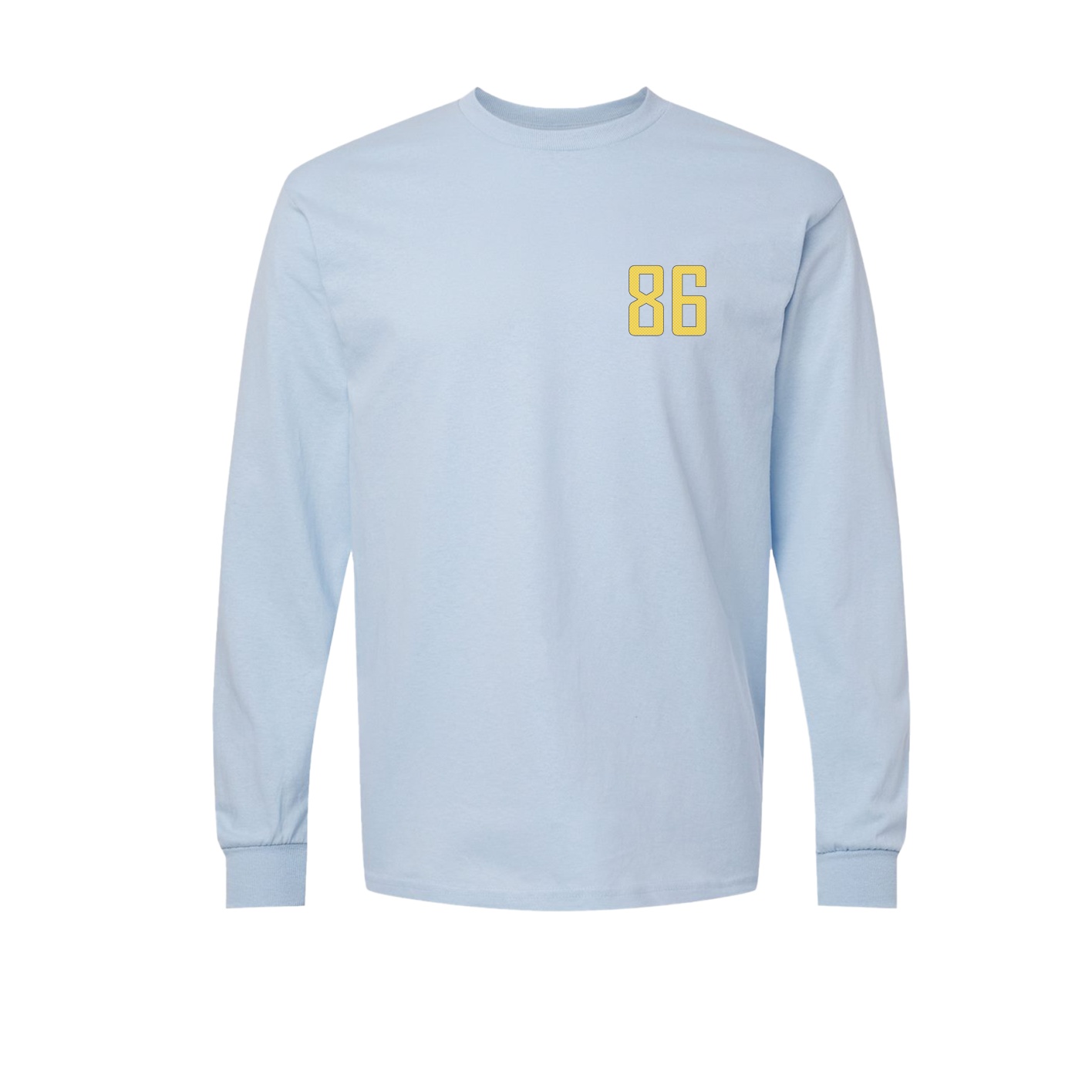 Long Sleeve Tee — Front Shirsy in Light Blue