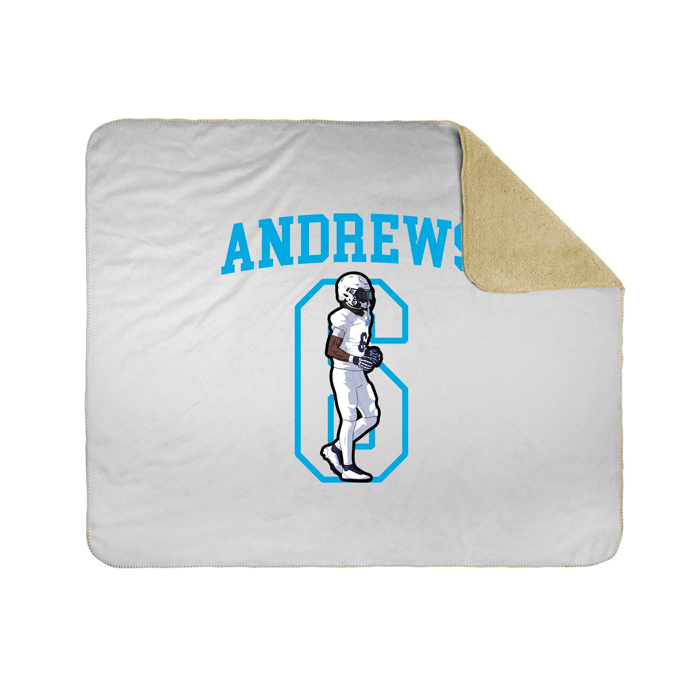 Throw Blanket — Shirsey in White
