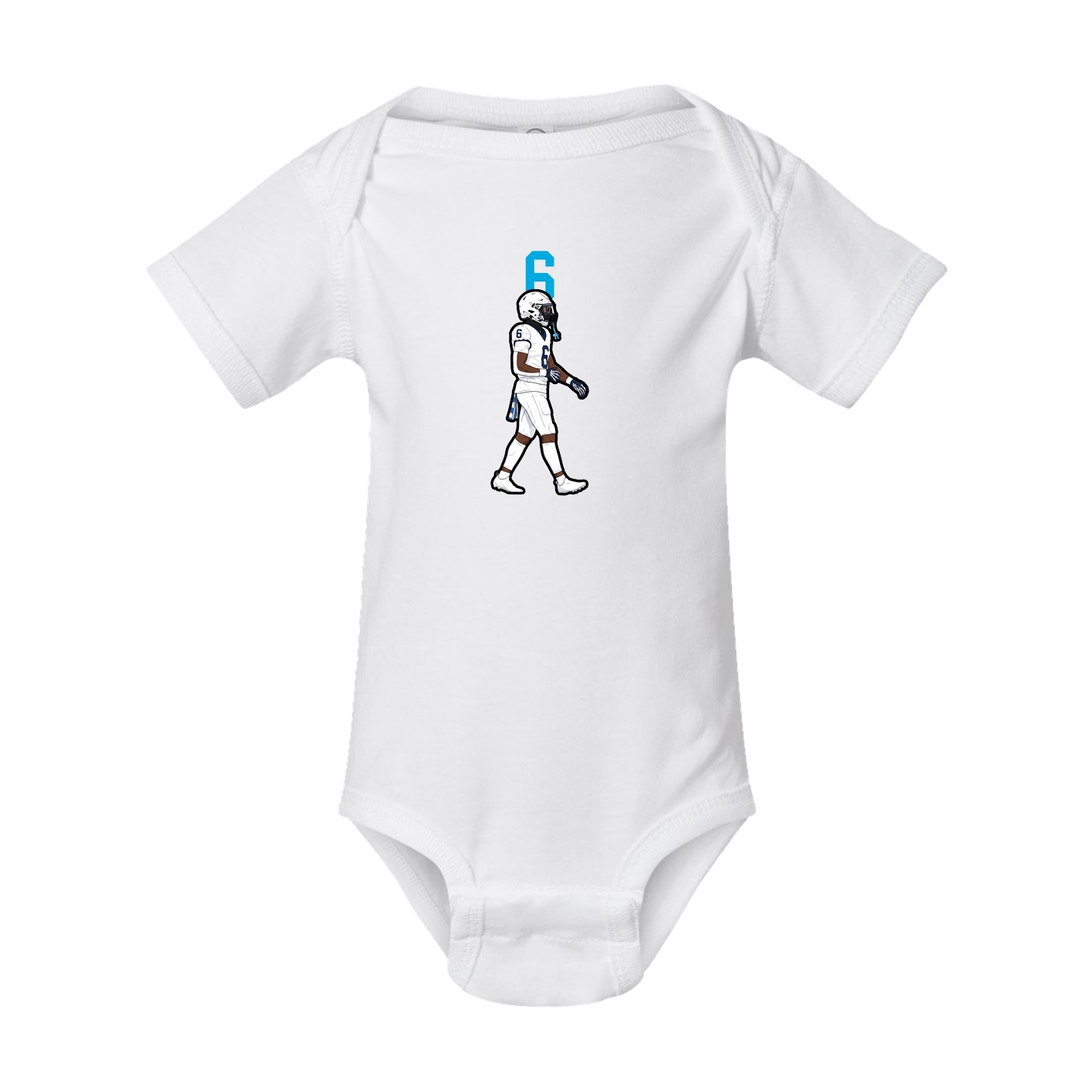 Baby Onesie — Number Top in White