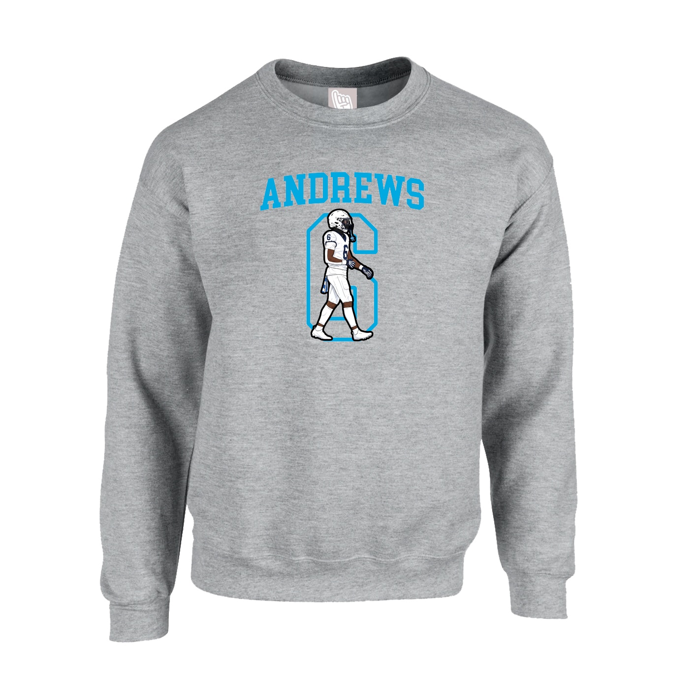 Fleece Crew — Shirsey in Grey