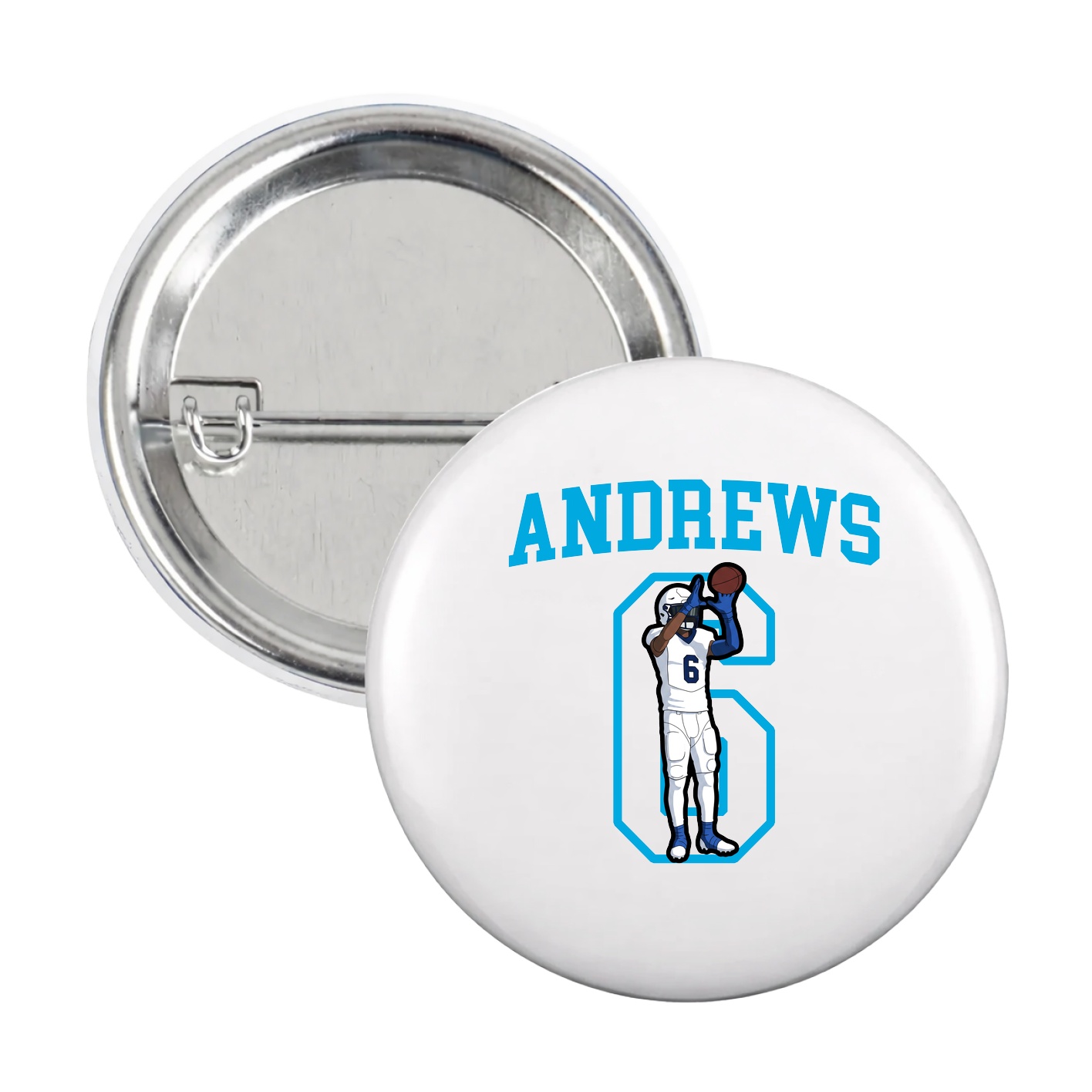 Game Day Button — Shirsey in White