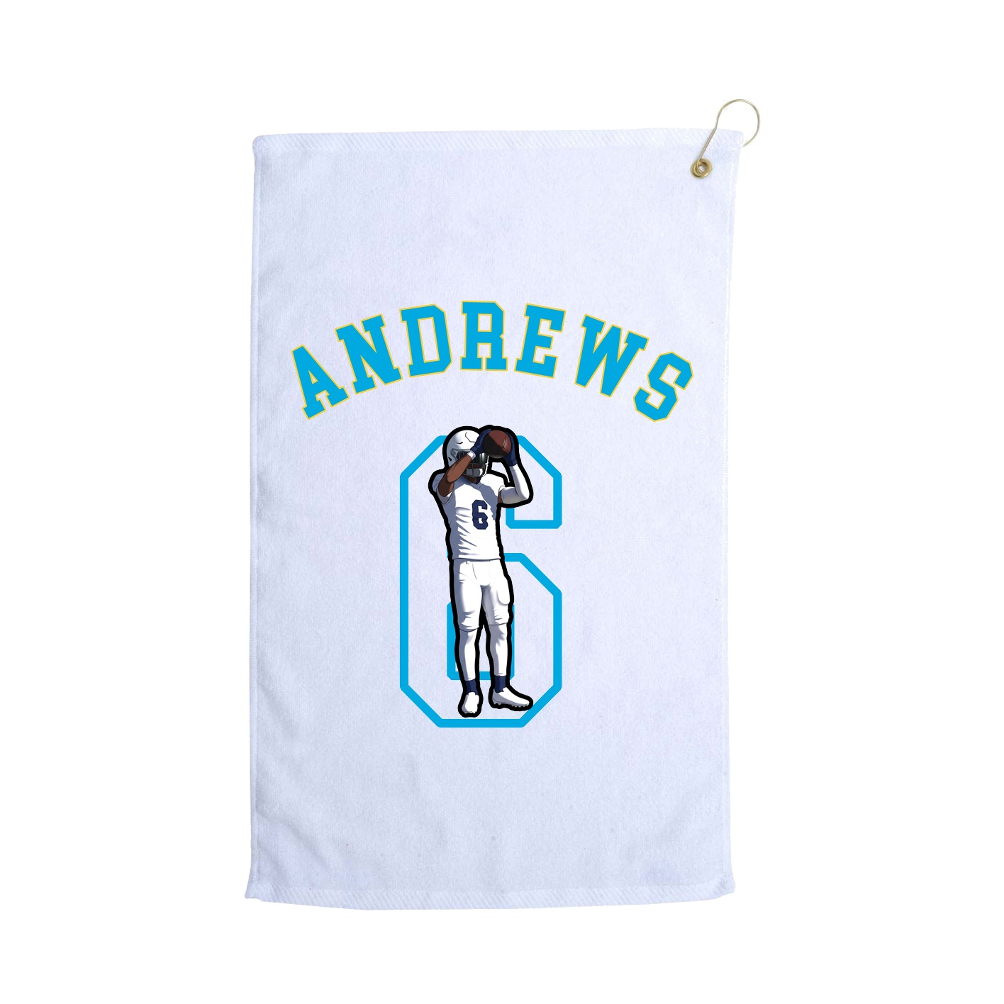 Golf Towel — Shirsey Arch in White