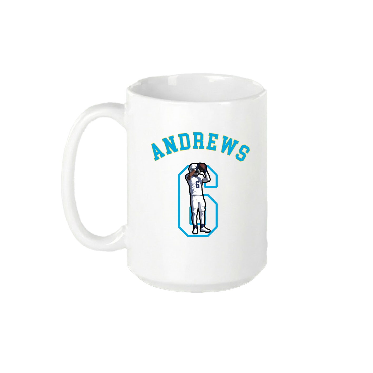 15oz Coffee Mug — Shirsey Arch in White