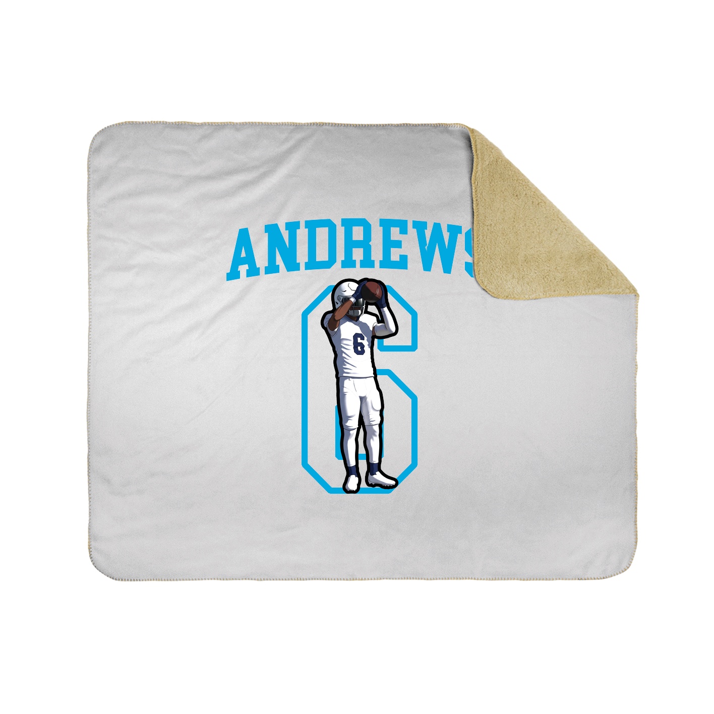 Throw Blanket — Shirsey in White
