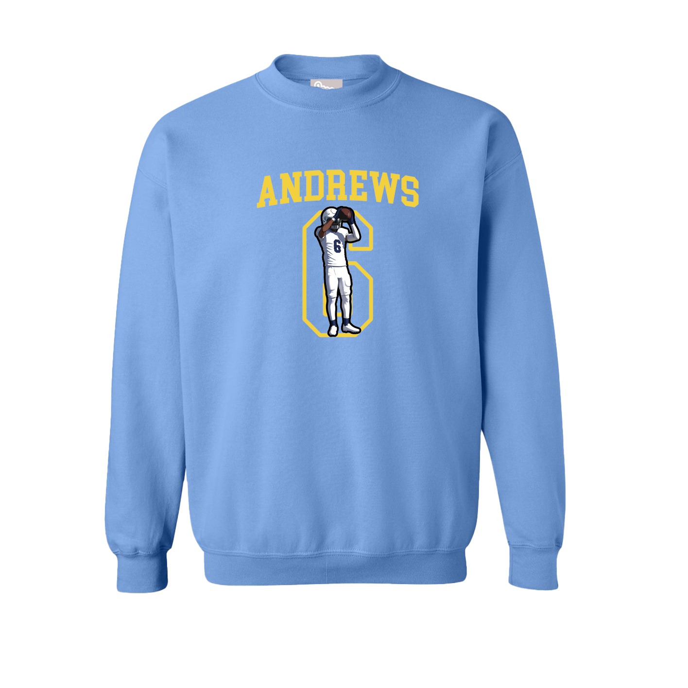 Fleece Crew — Shirsey in Powder Blue