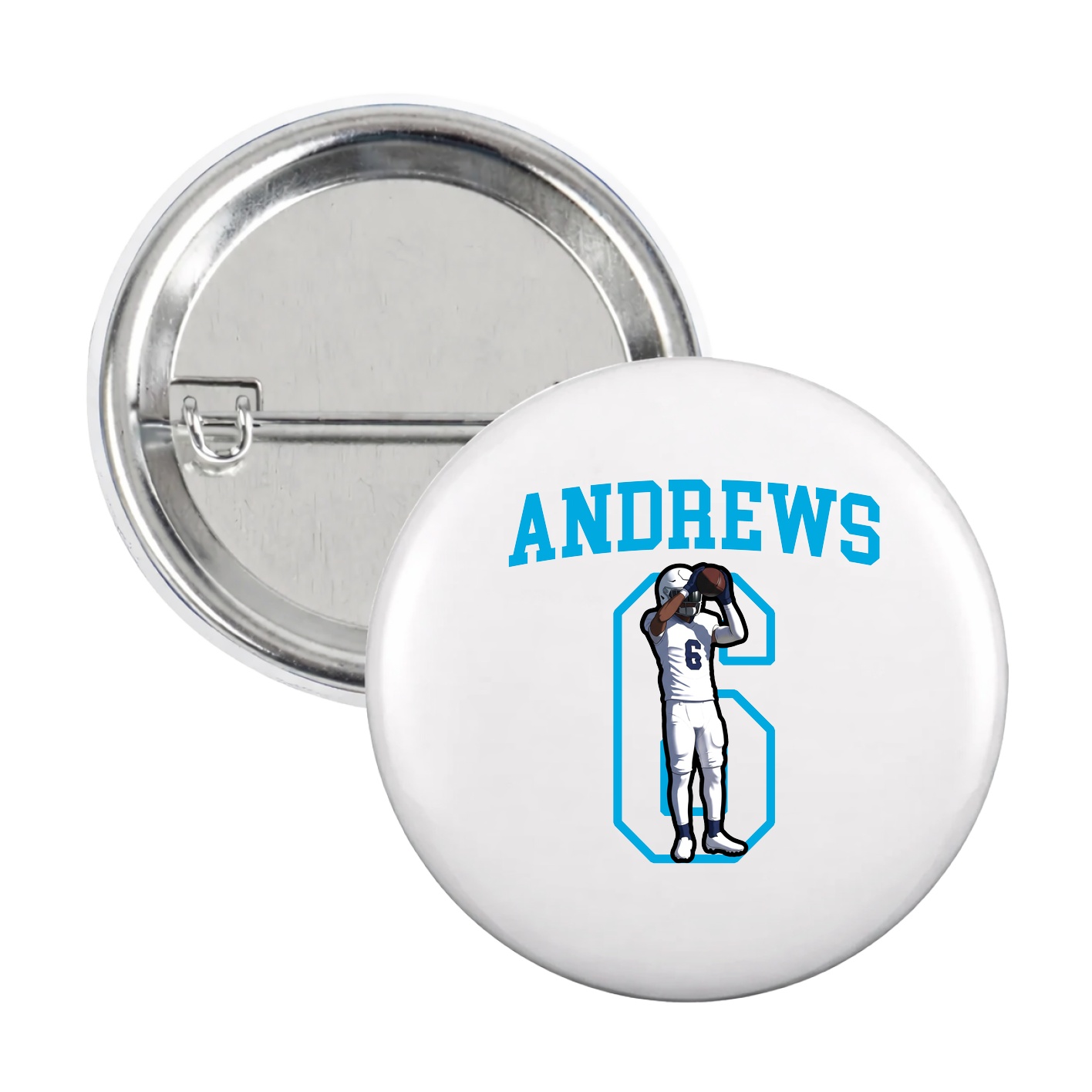 Game Day Button — Shirsey in White
