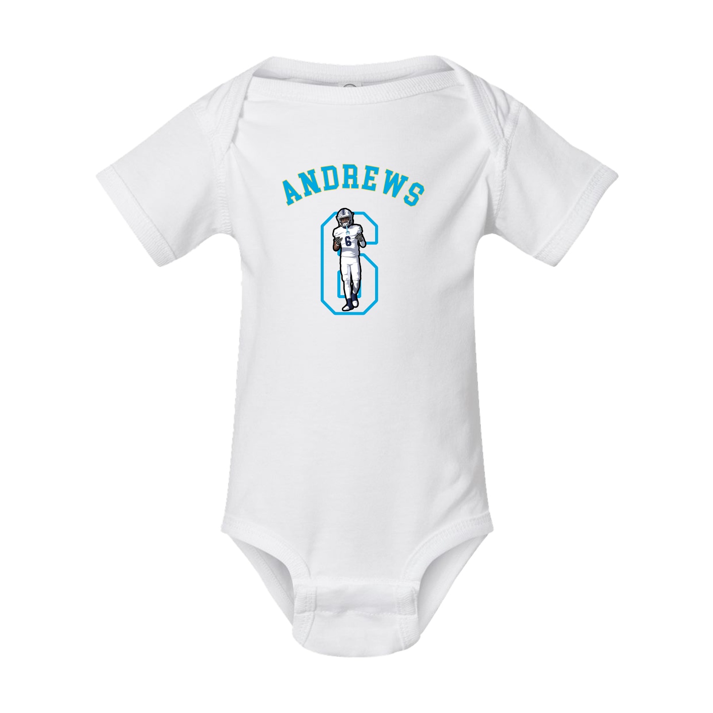 Baby Onesie — Shirsey Arch in White
