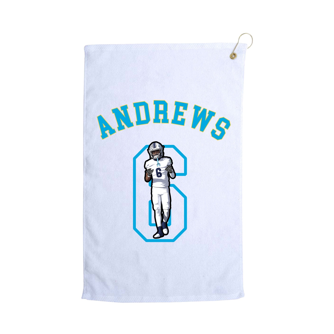 Golf Towel — Shirsey Arch in White