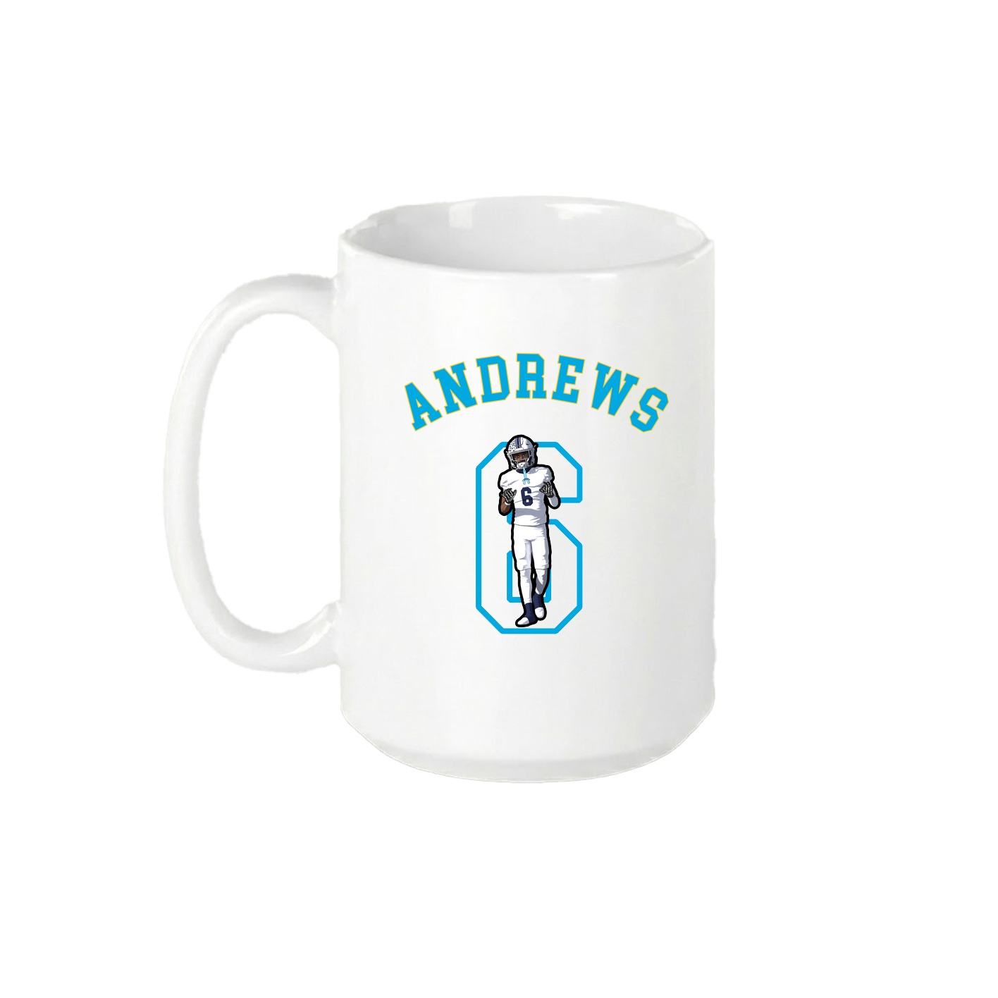 15oz Coffee Mug — Shirsey Arch in White