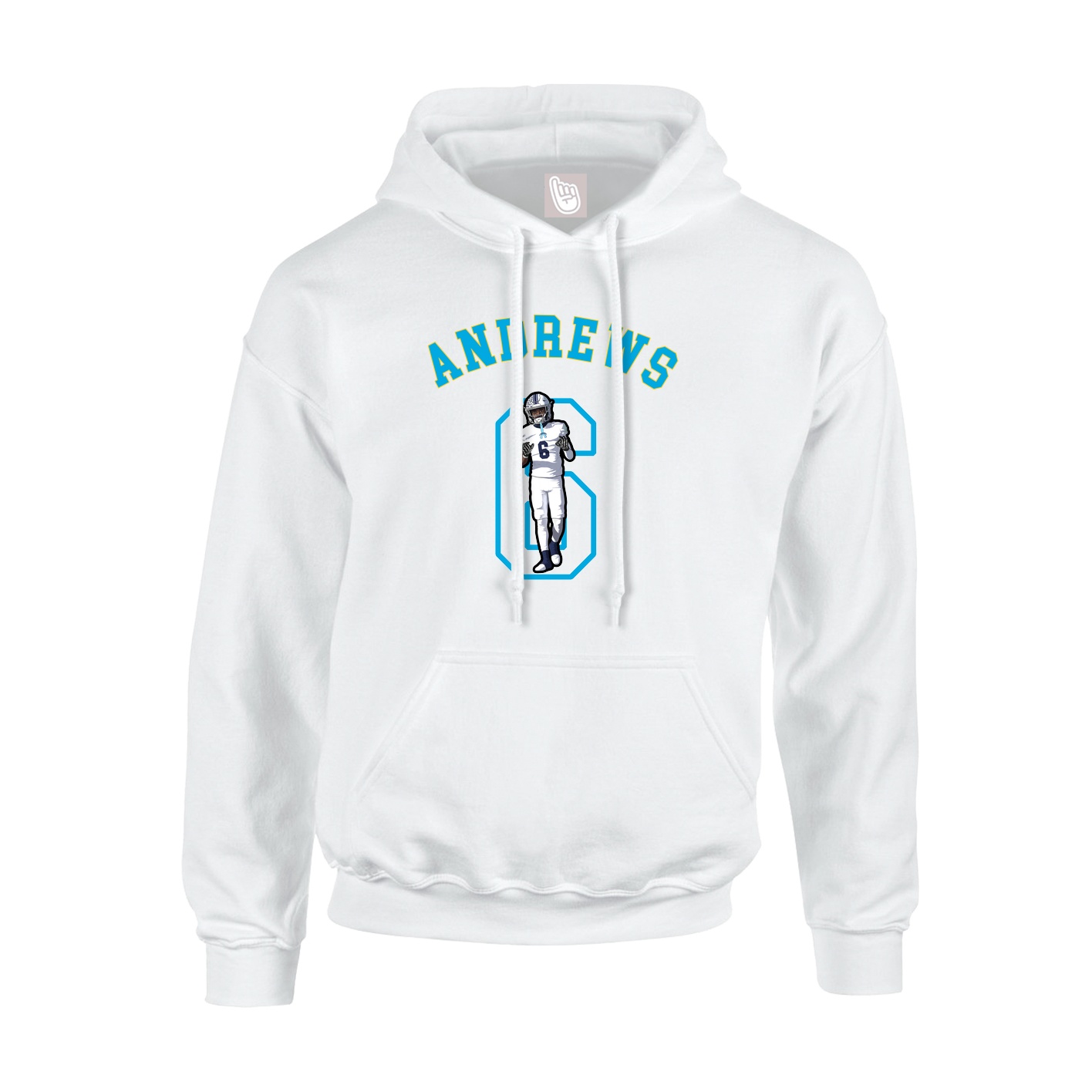 Hoodie — Shirsey Arch in White