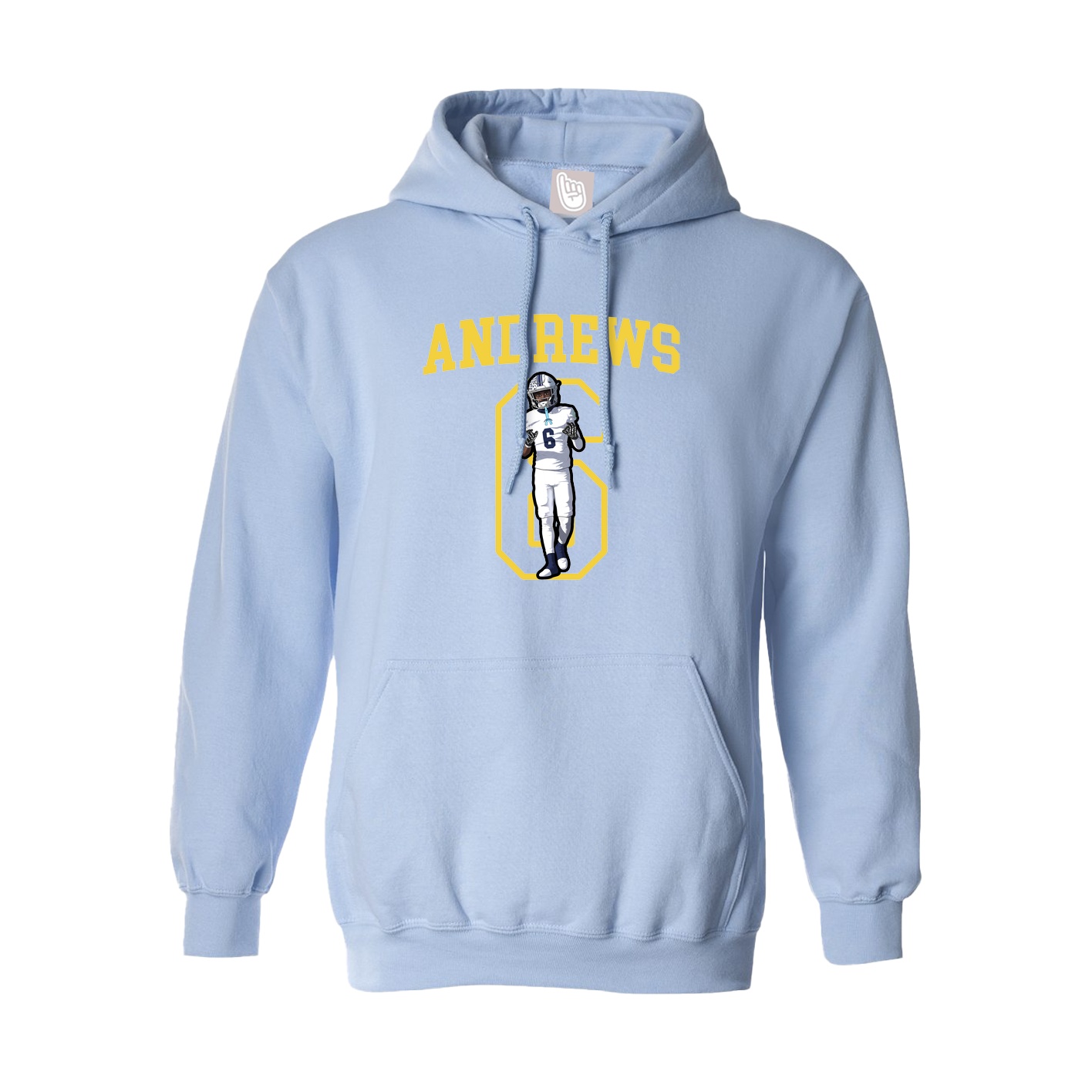 Hoodie — Shirsey in Light Blue