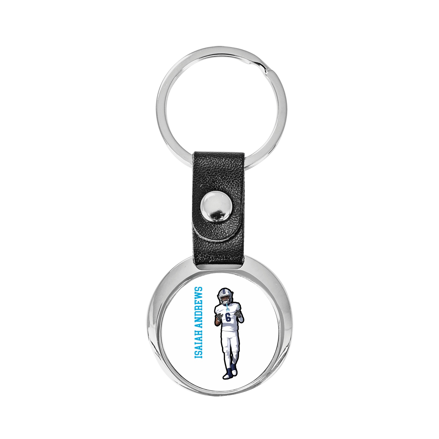 Key Chain — Name Vertical in Classic